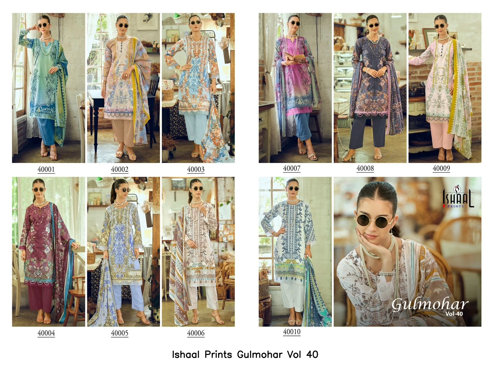 Ishaal Prints Gulmohar Vol 40