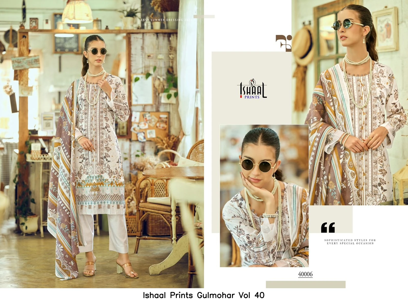 Ishaal Prints Gulmohar Vol 40
