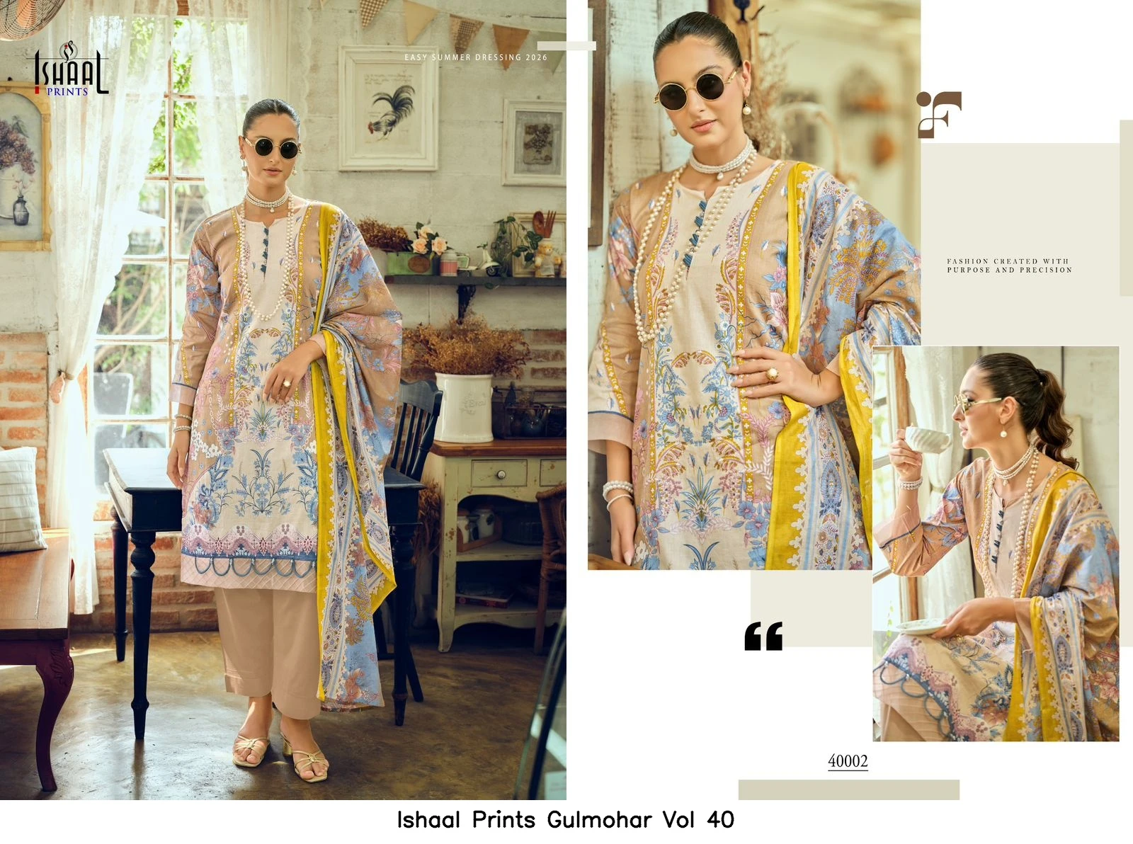 Ishaal Prints Gulmohar Vol 40