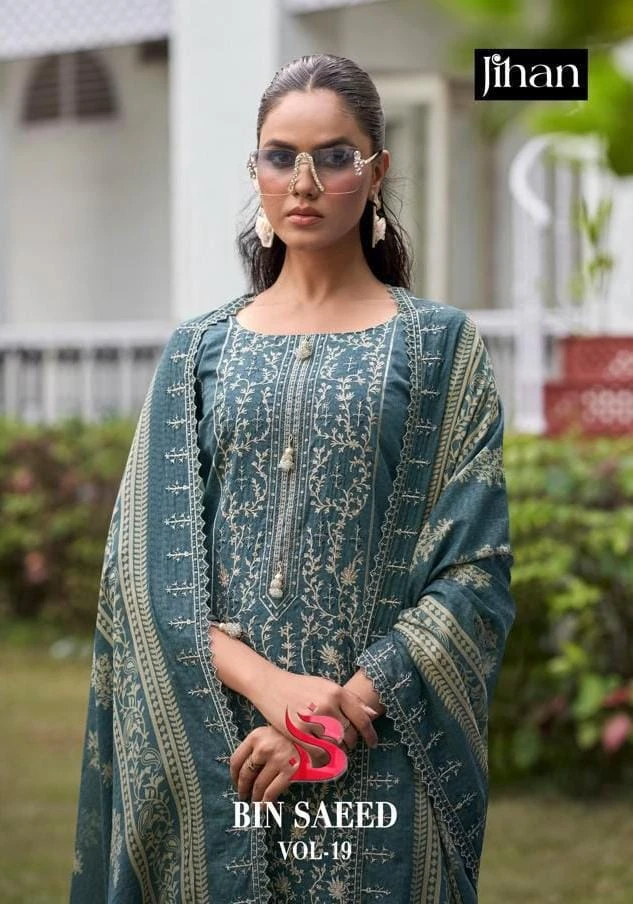 Jihan Bin Saeed Lawn Collection Vol 19