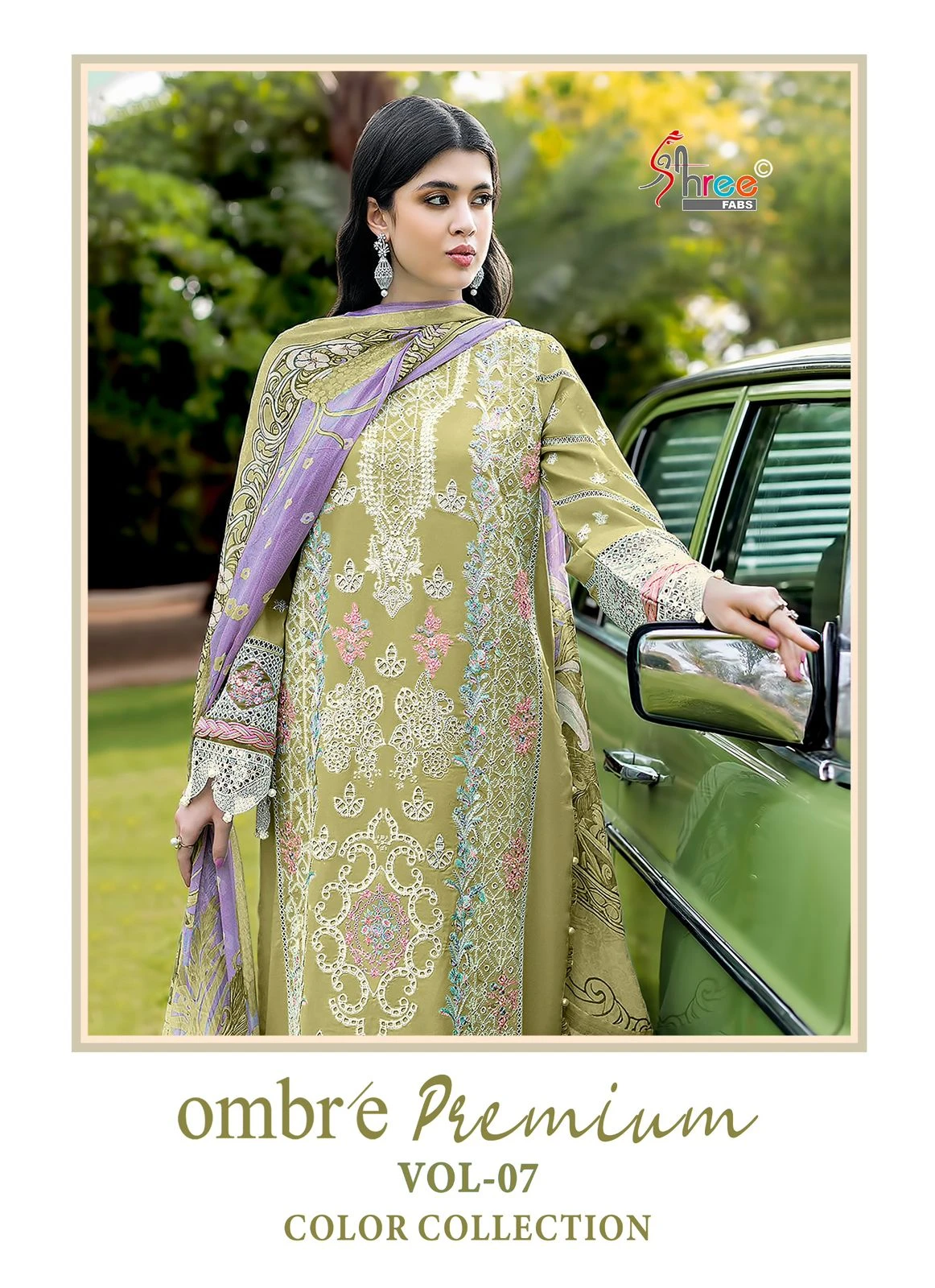 Shree Fabs Ombre Lawn Collection Vol 7 Colour Dn 4051