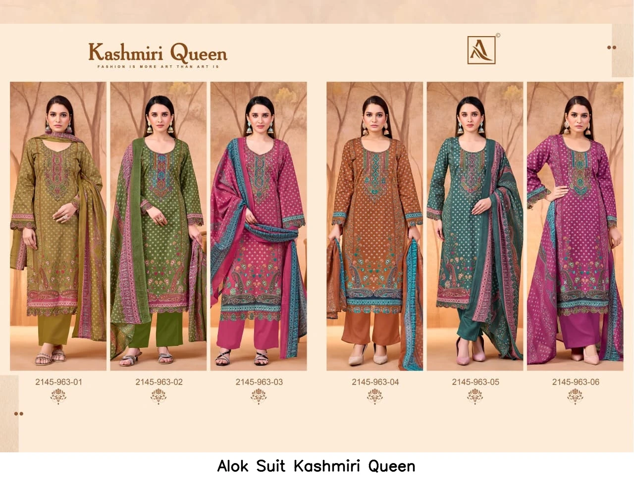 Alok Suit Kashmiri Queen