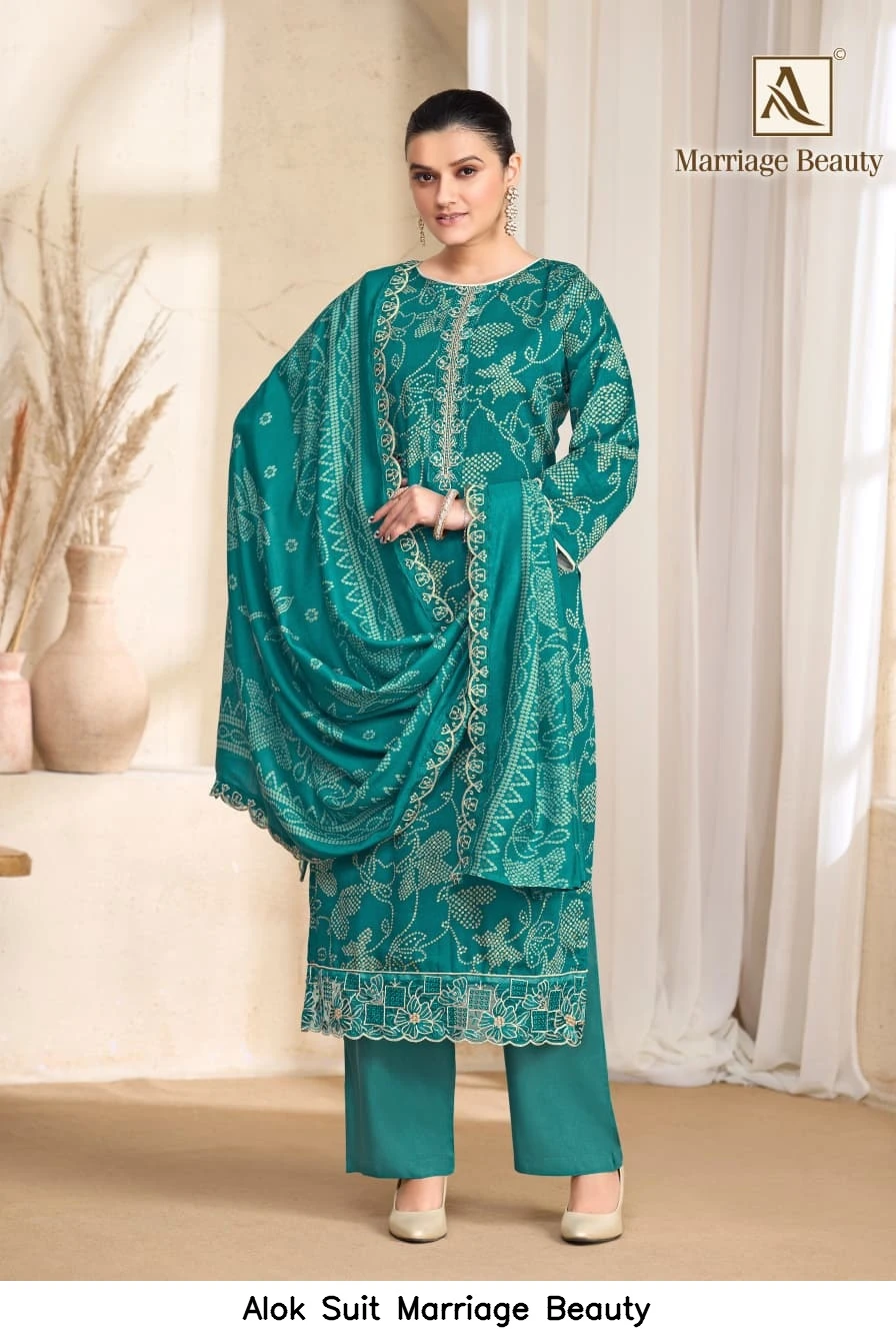 Alok Suit Marriage Beauty