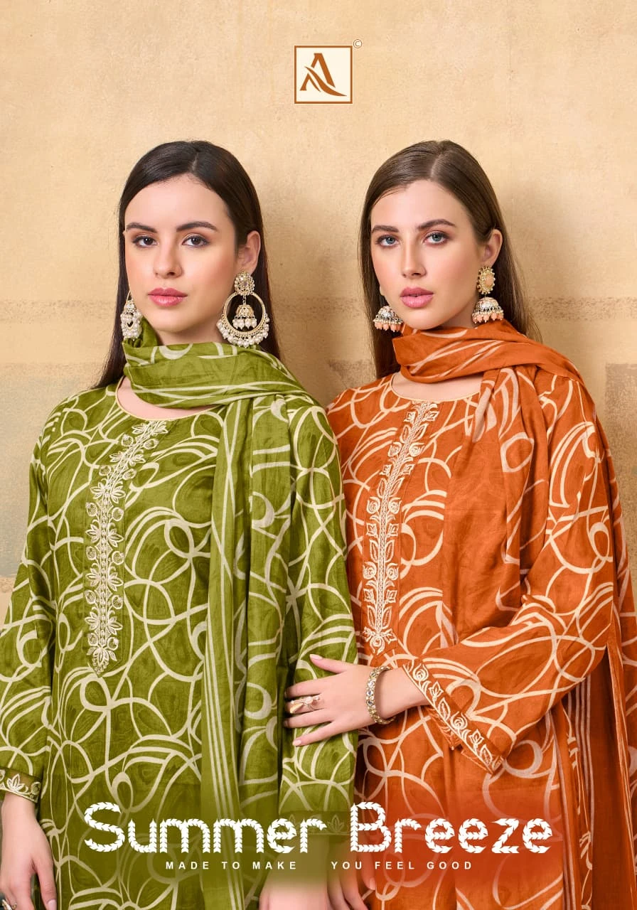 Alok Suit Summer Breeze
