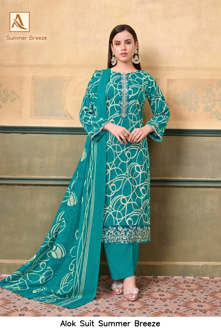 Alok Suit Summer Breeze
