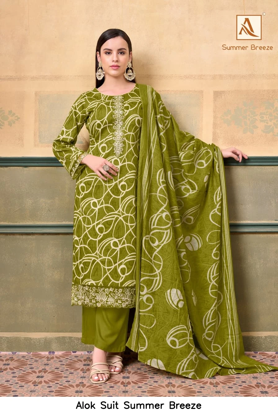 Alok Suit Summer Breeze