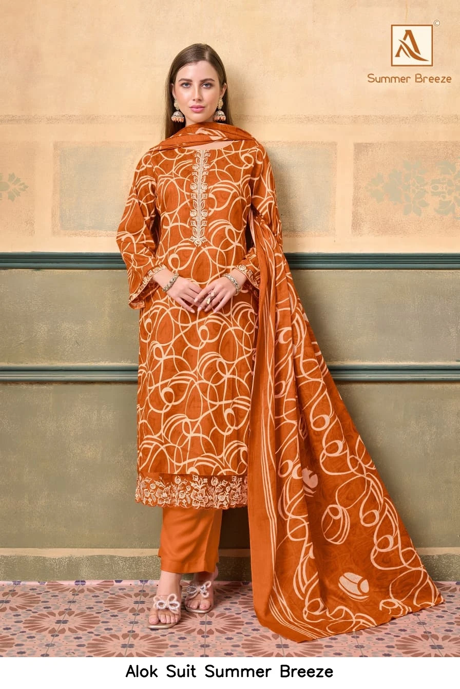 Alok Suit Summer Breeze