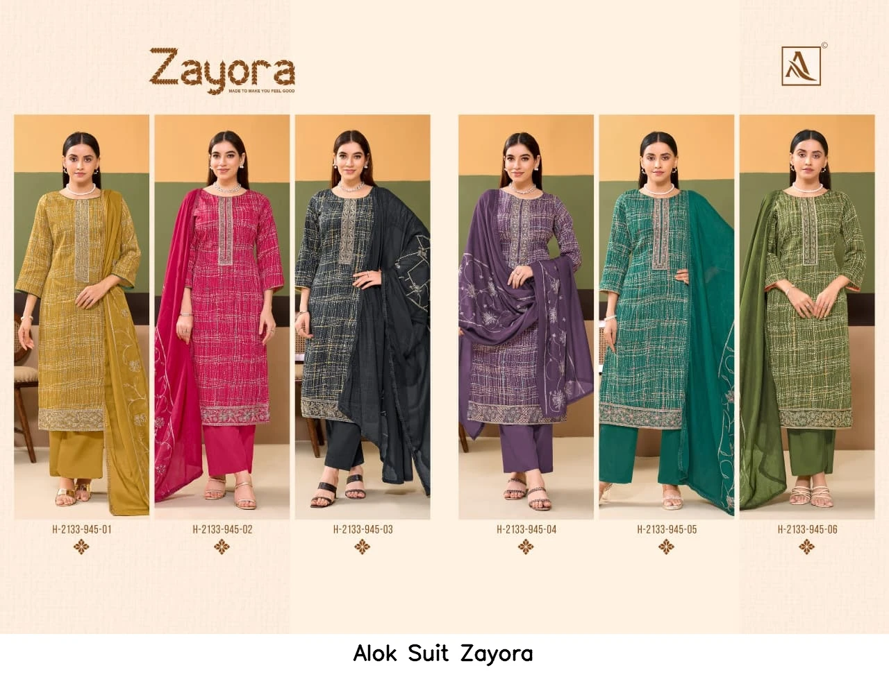Alok Suit Zayora