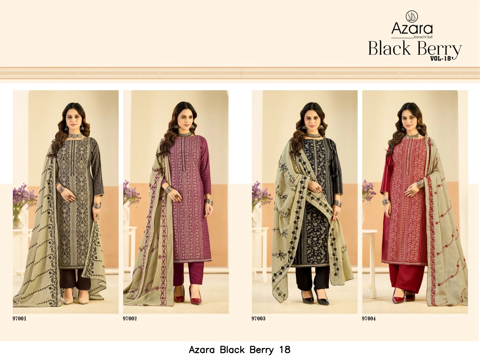 Azara Black Berry 18
