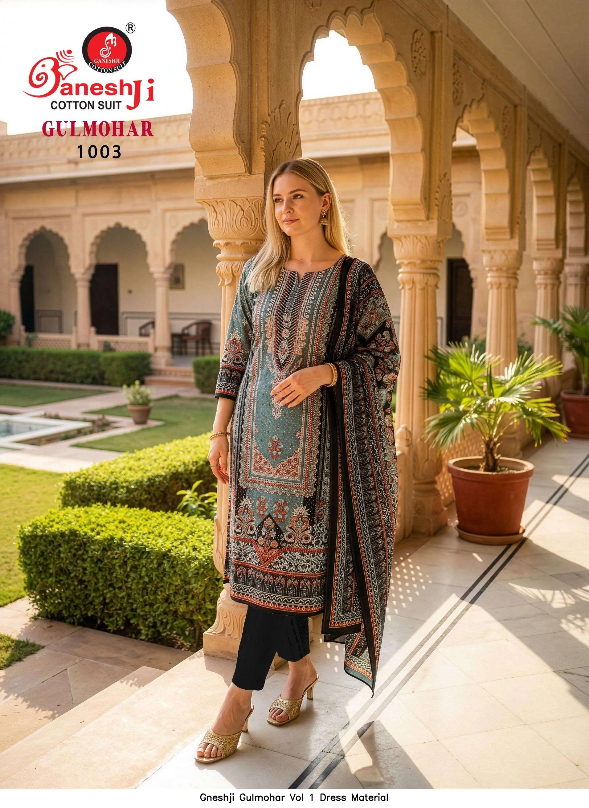 Gneshji Gulmohar Vol 1 Dress Material