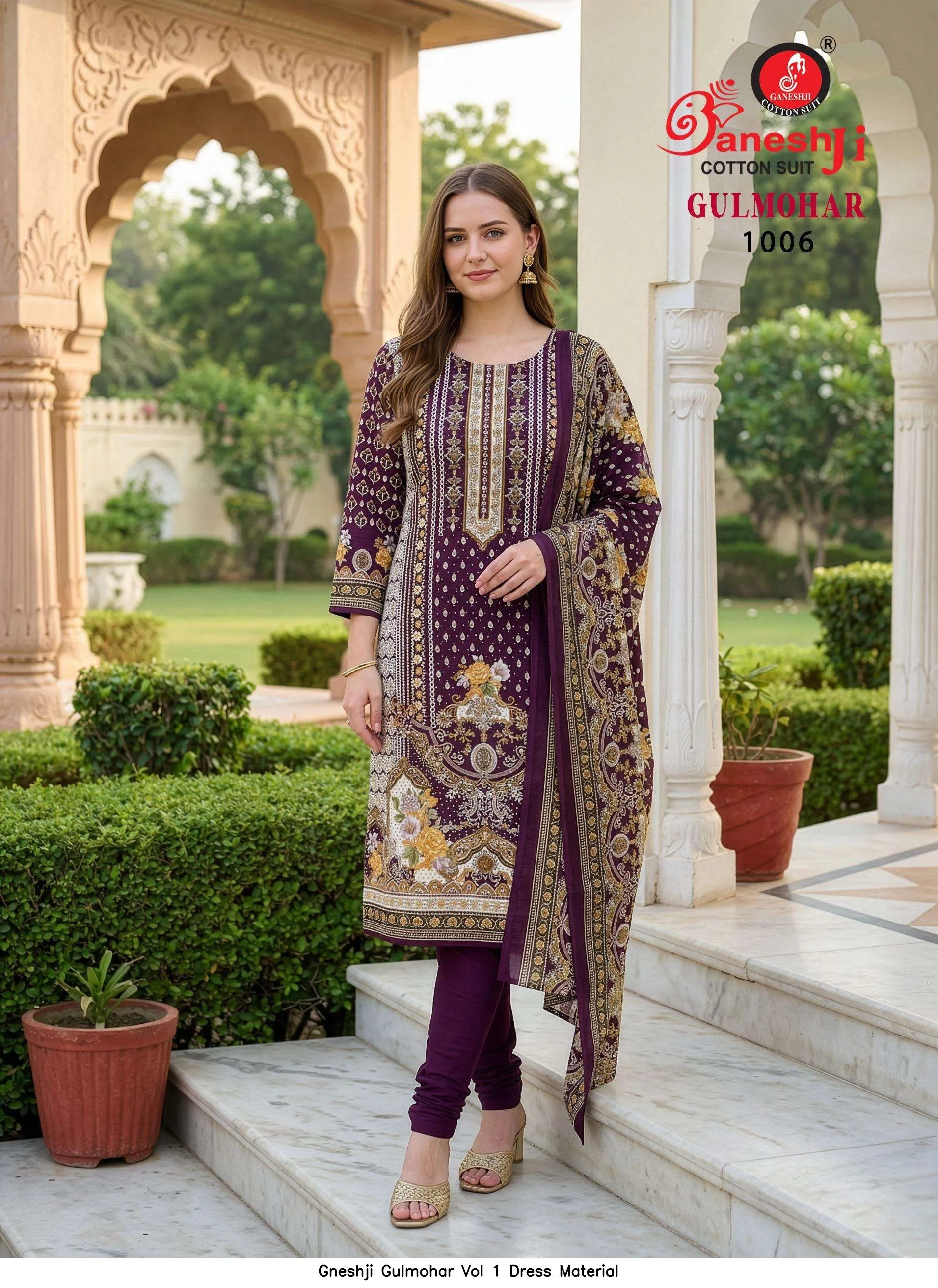 Gneshji Gulmohar Vol 1 Dress Material