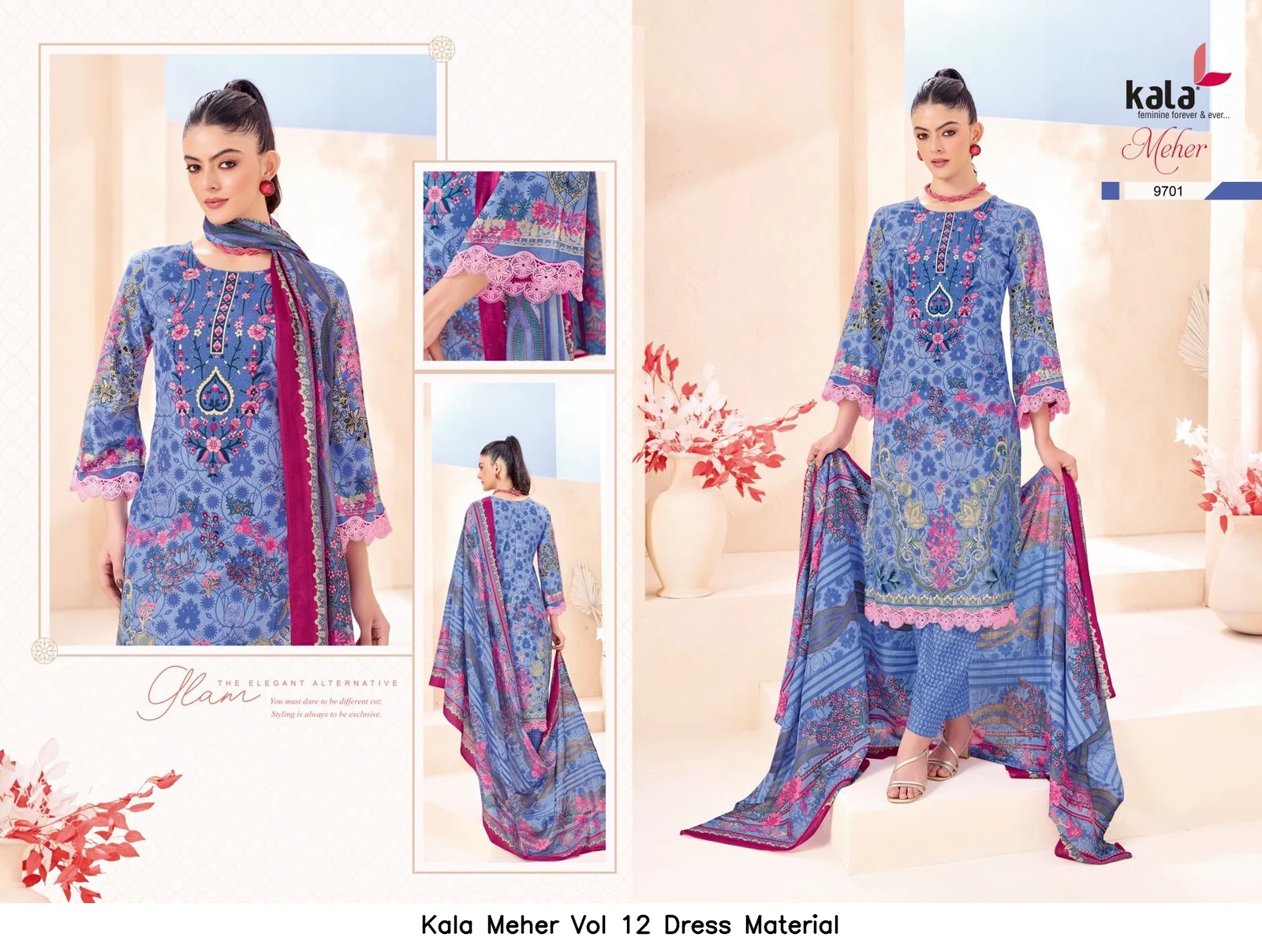Kala Meher Vol 12 Dress Material