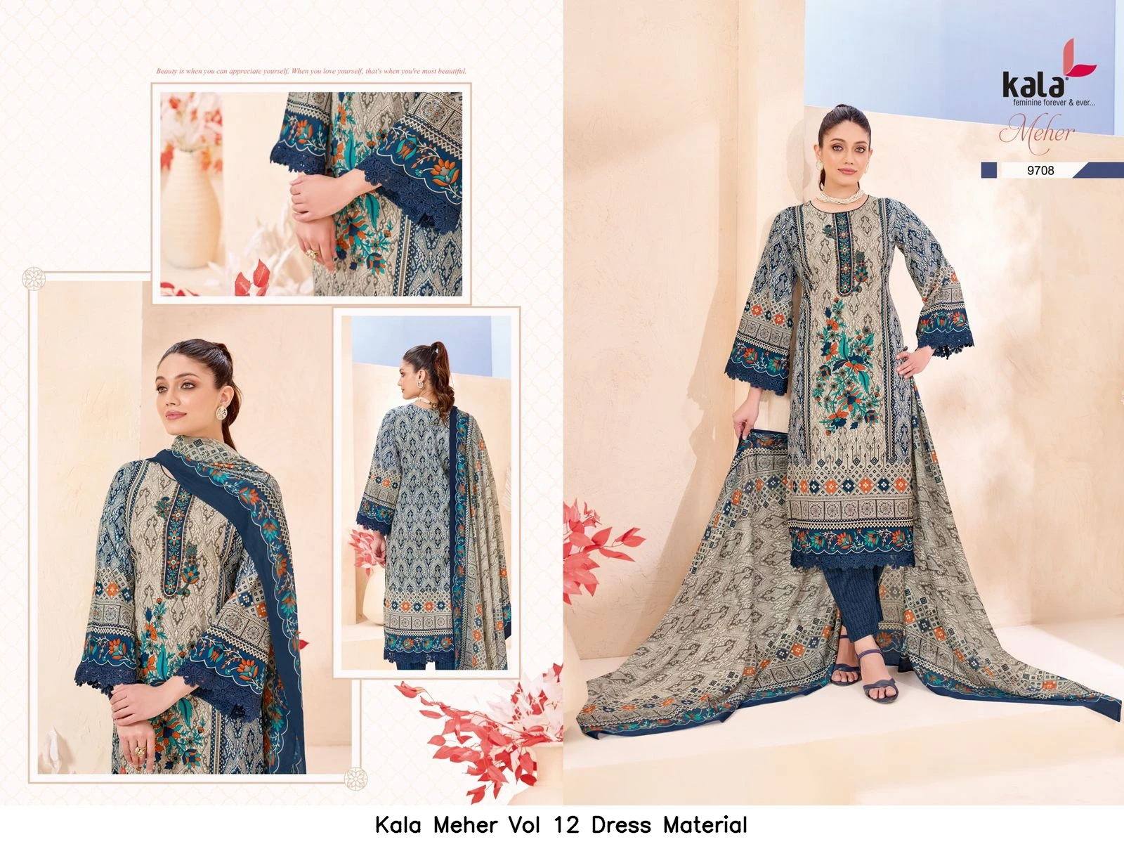 Kala Meher Vol 12 Dress Material