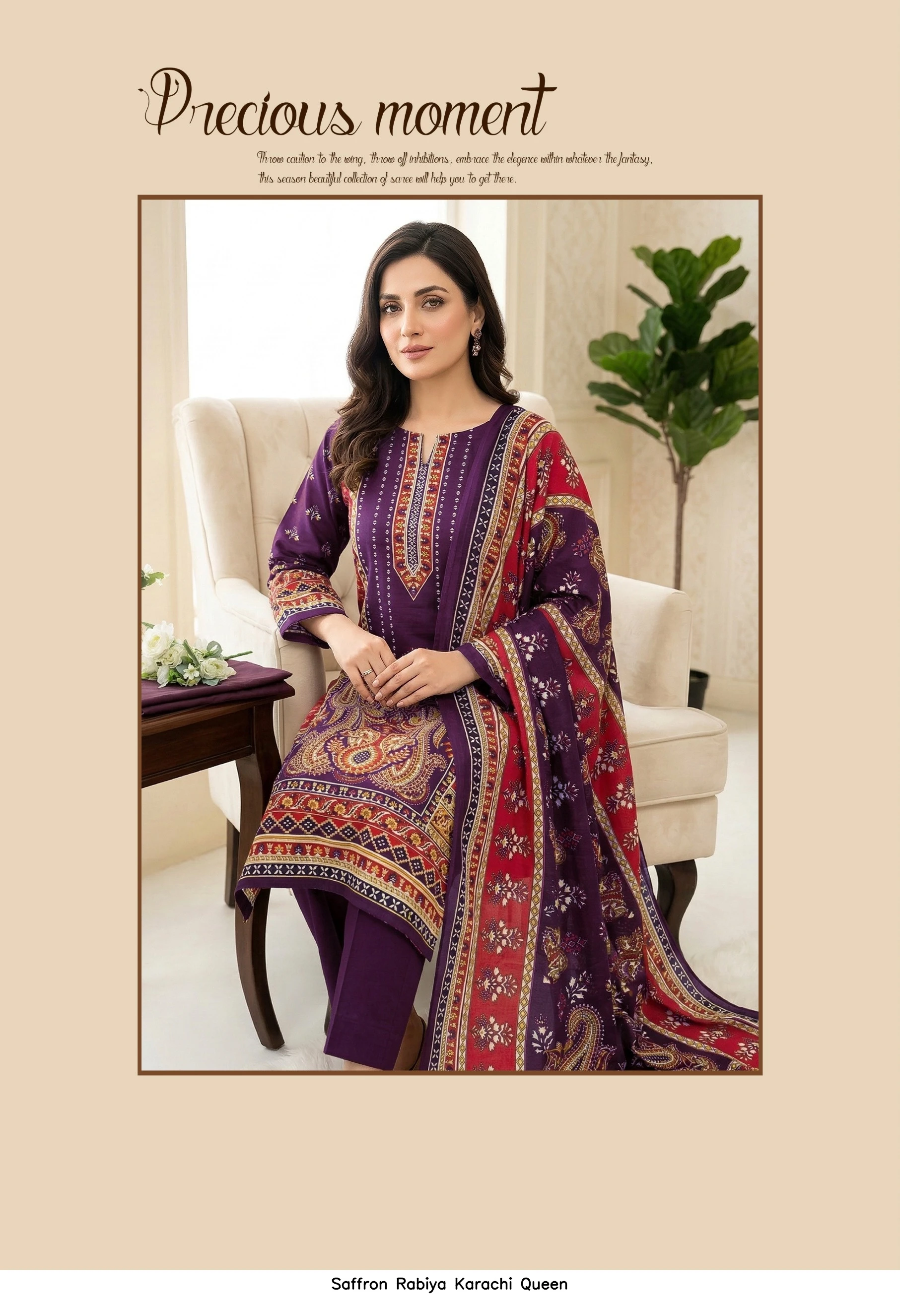 Saffron Rabiya Karachi Queen