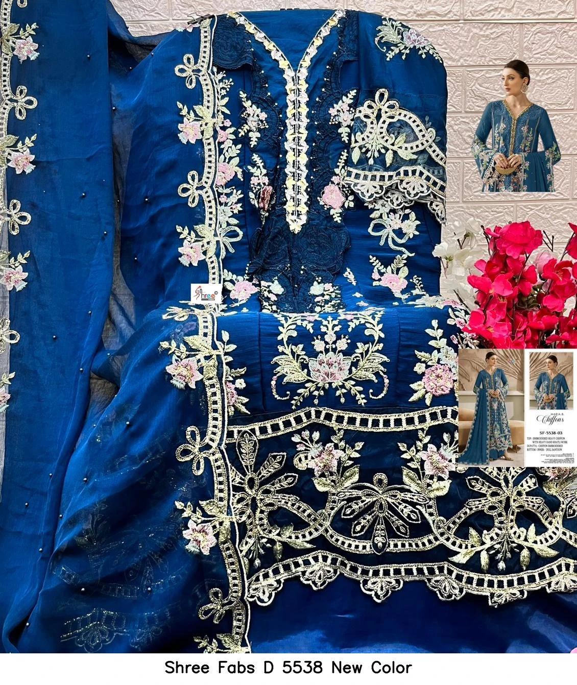 Shree Fabs D 5538 New Color