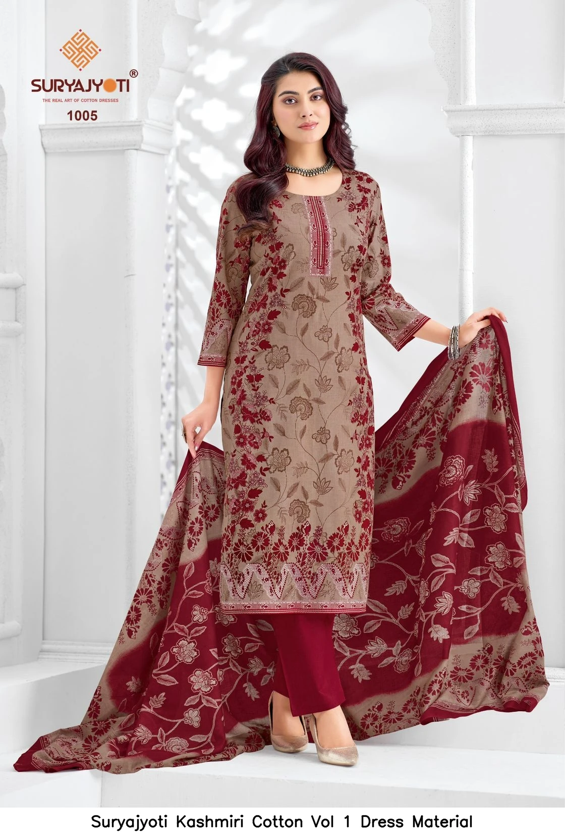 Suryajyoti Kashmiri Cotton Vol 1 Dress Material