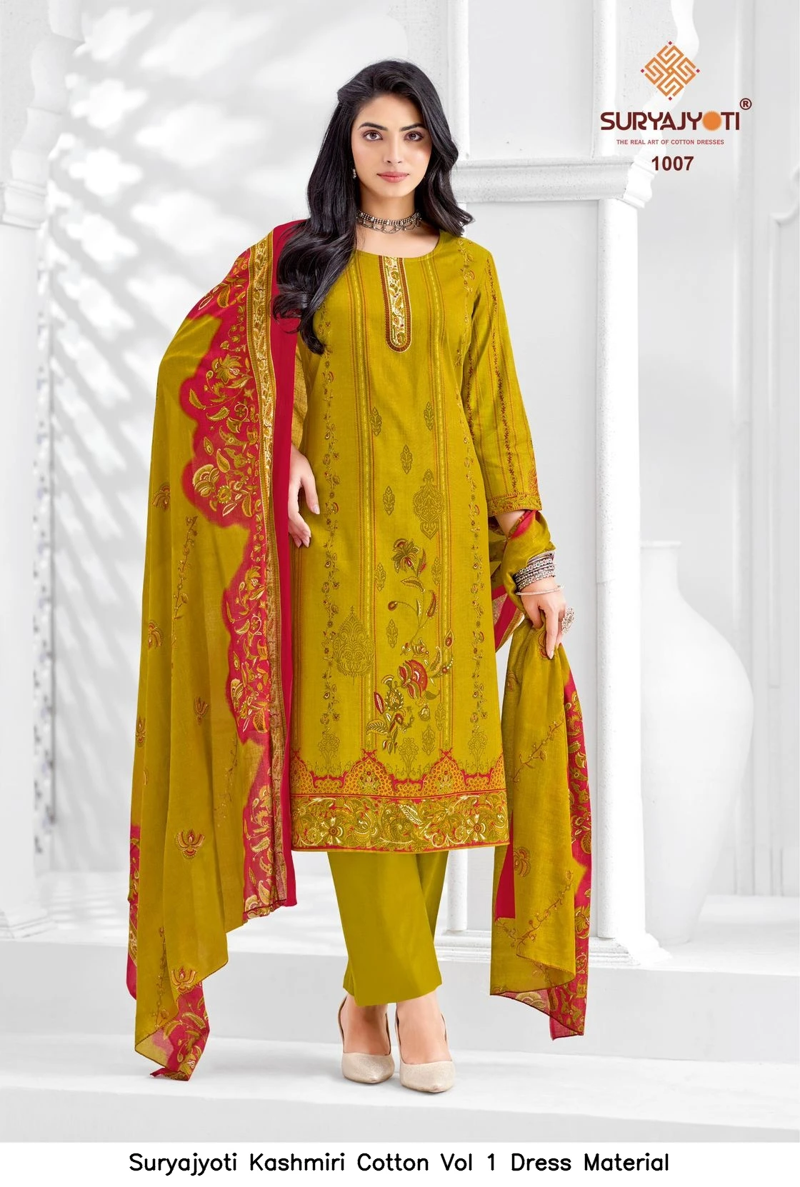 Suryajyoti Kashmiri Cotton Vol 1 Dress Material