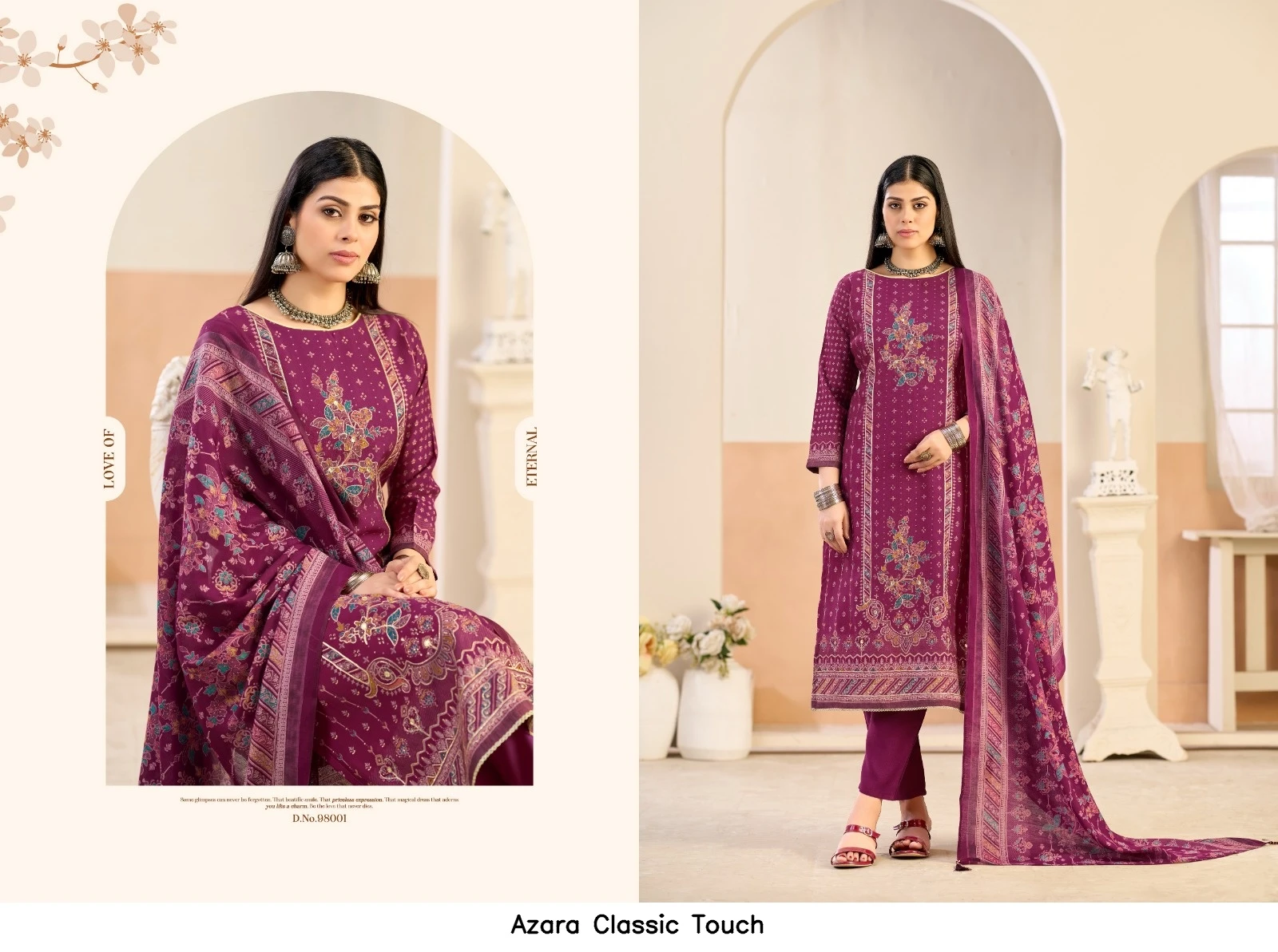 AZARE PRODUCTS Selection II 2個セット ZAHA AAEESHA vol 2 Buy Embroidered Georgette Pakistani Suit Online