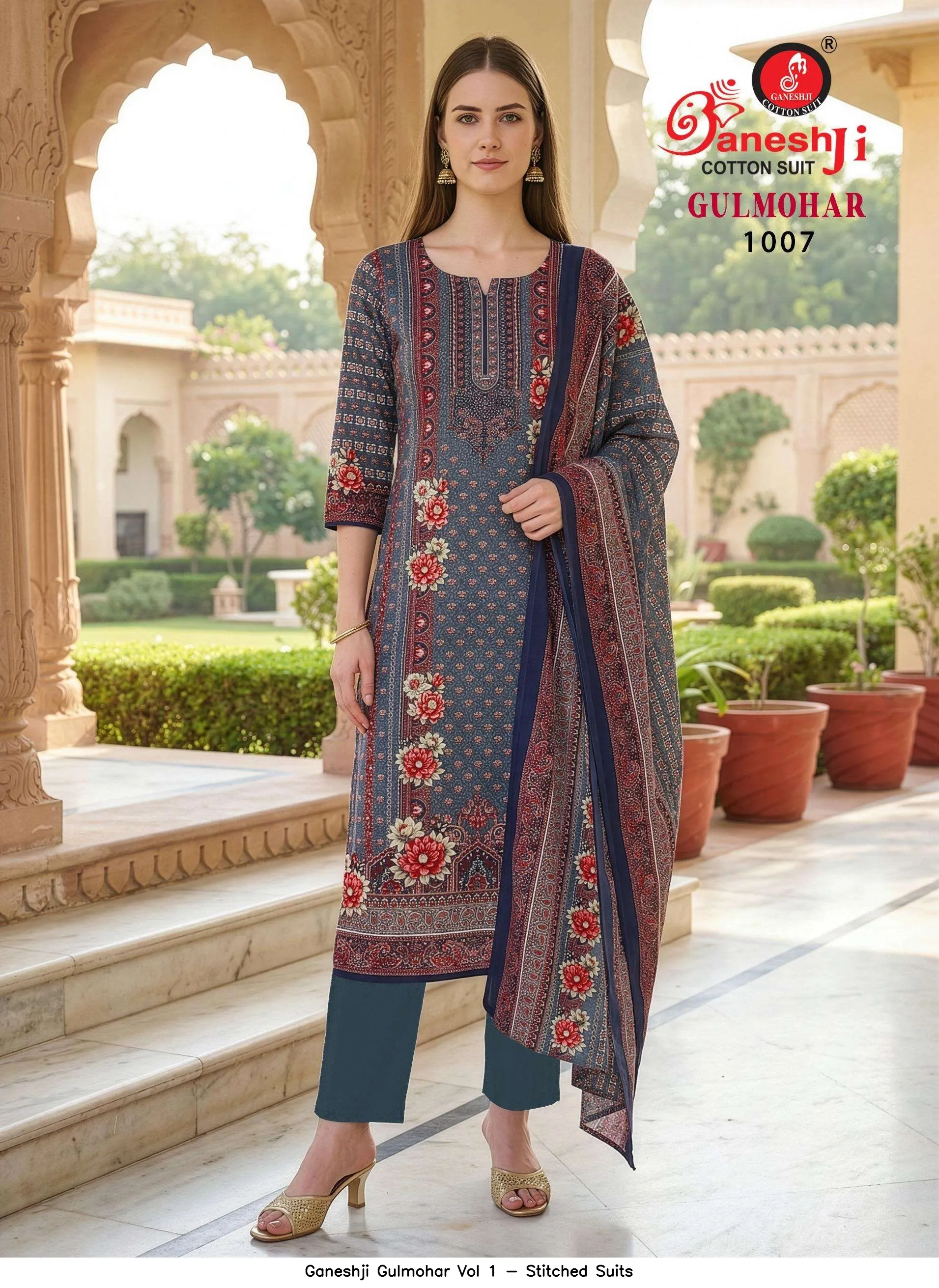 Ganeshji Gulmohar Vol 1 - Stitched Suits