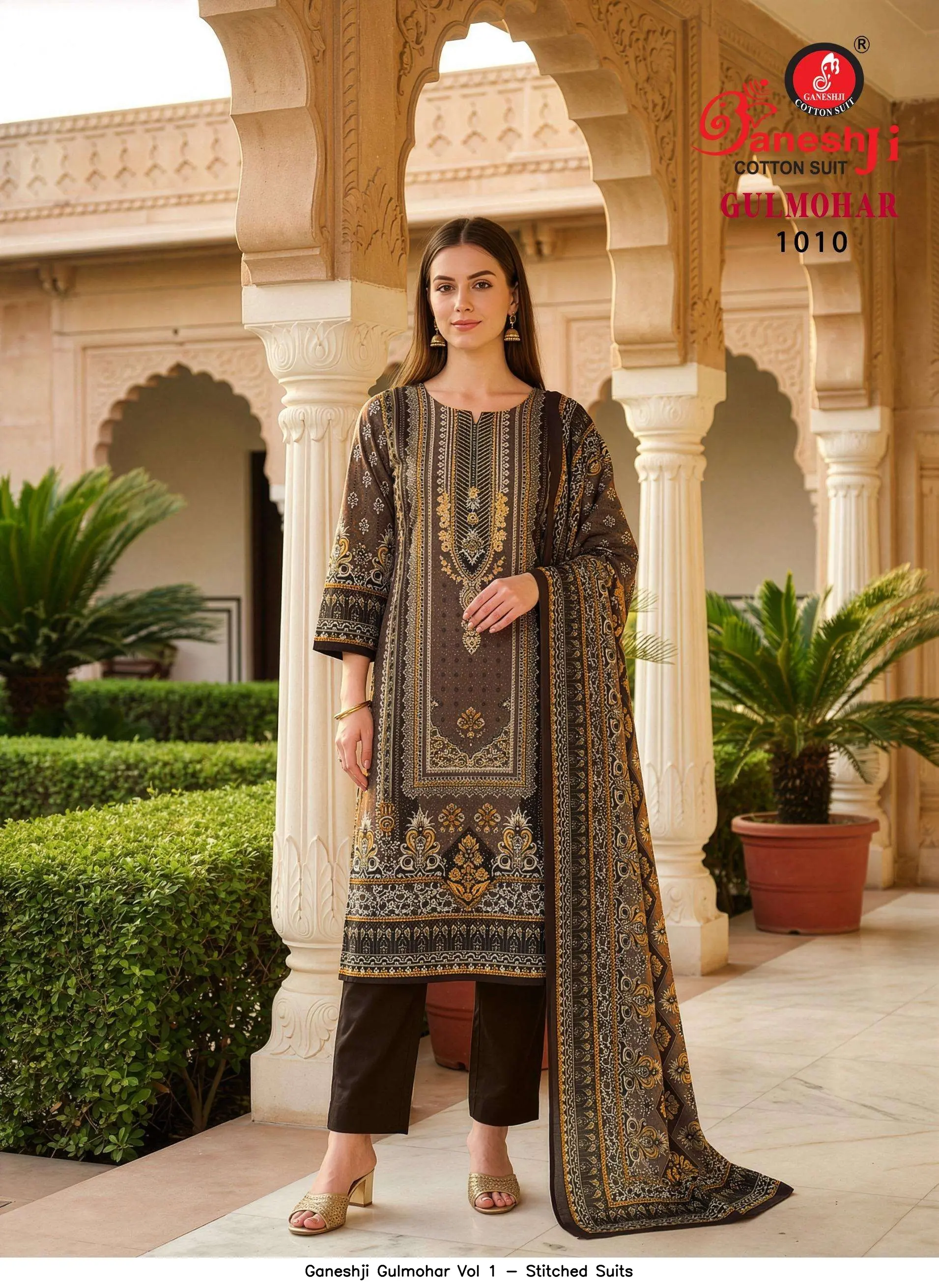 Ganeshji Gulmohar Vol 1 - Stitched Suits
