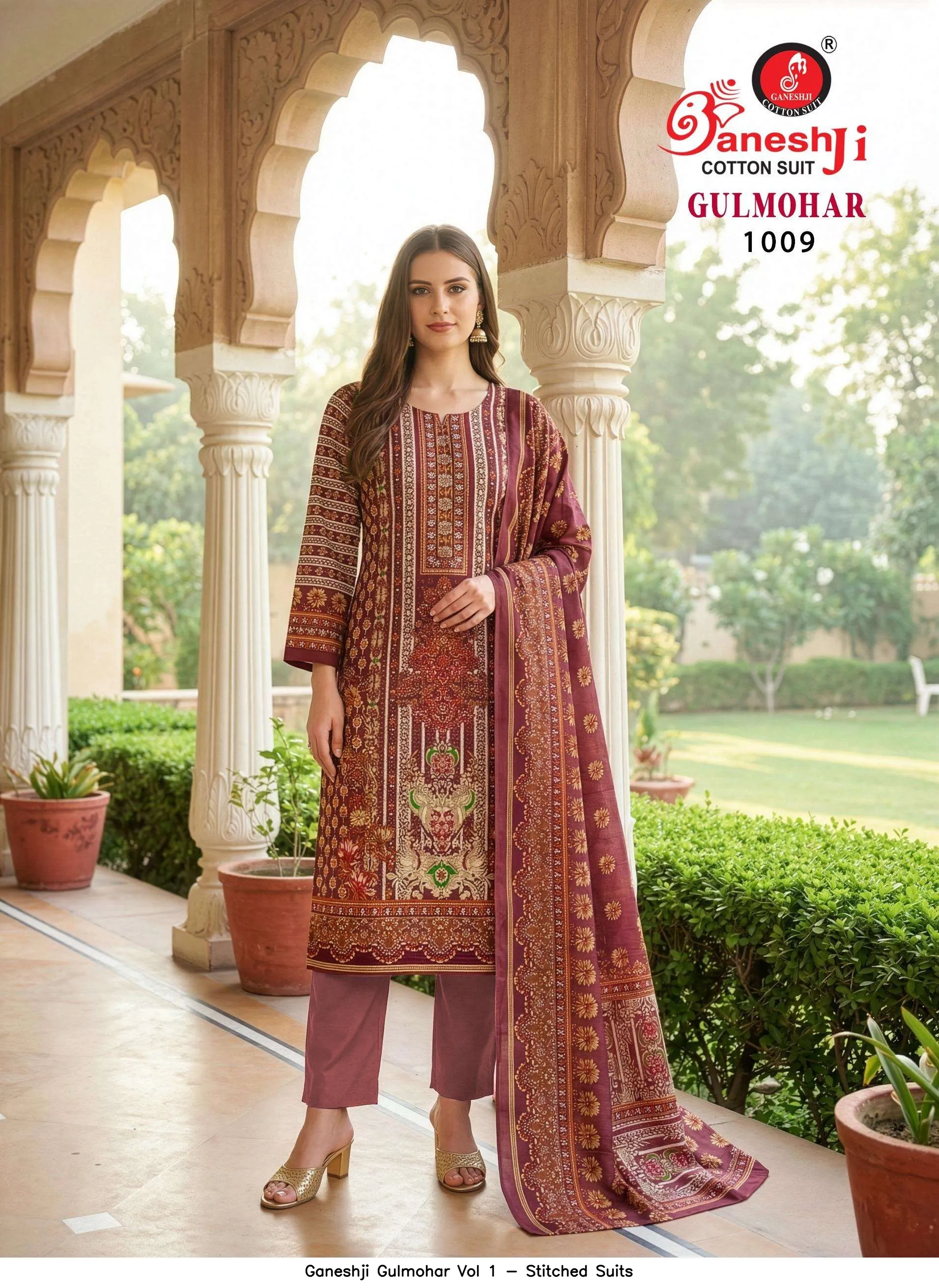 Ganeshji Gulmohar Vol 1 - Stitched Suits
