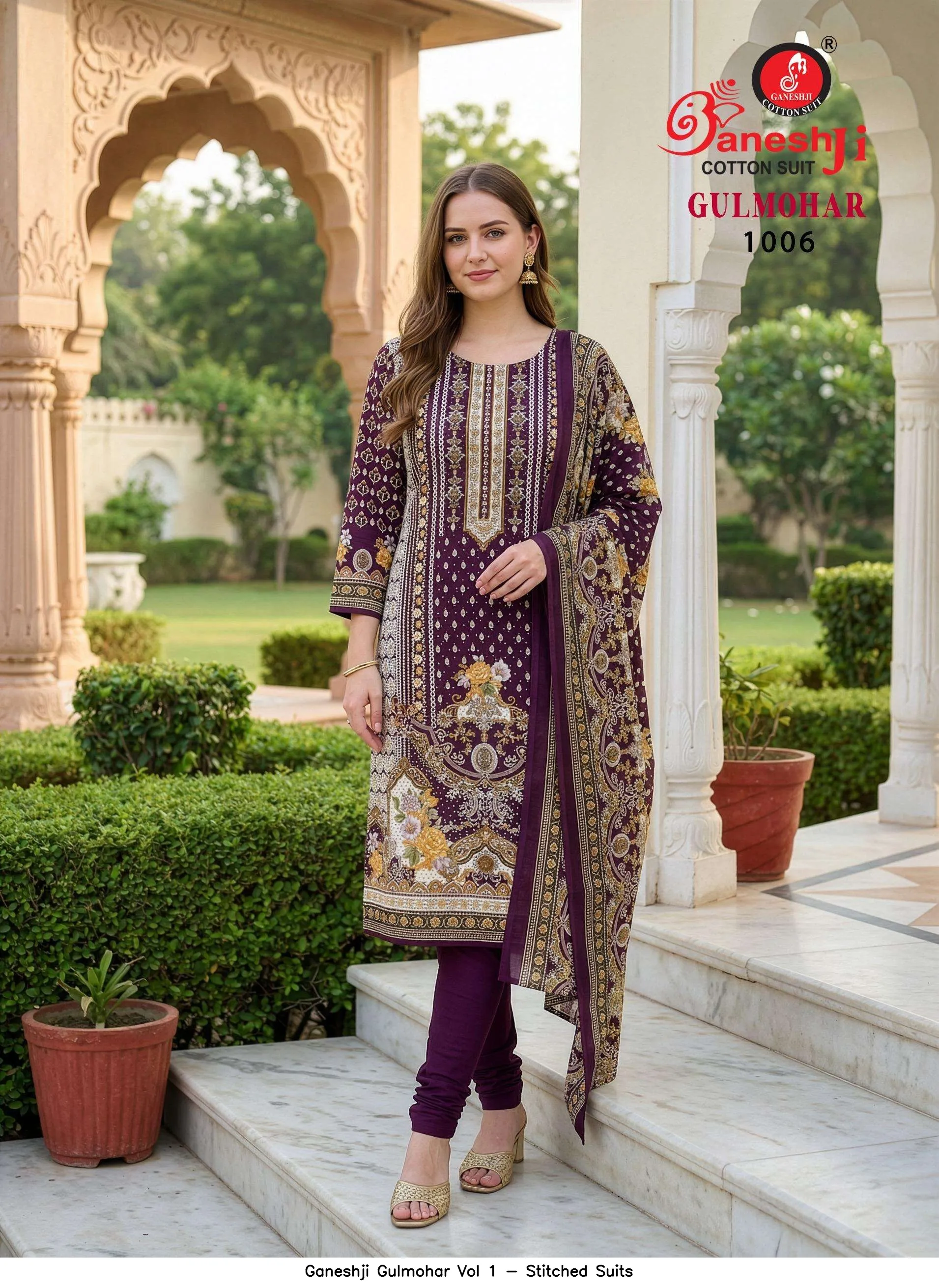 Ganeshji Gulmohar Vol 1 - Stitched Suits