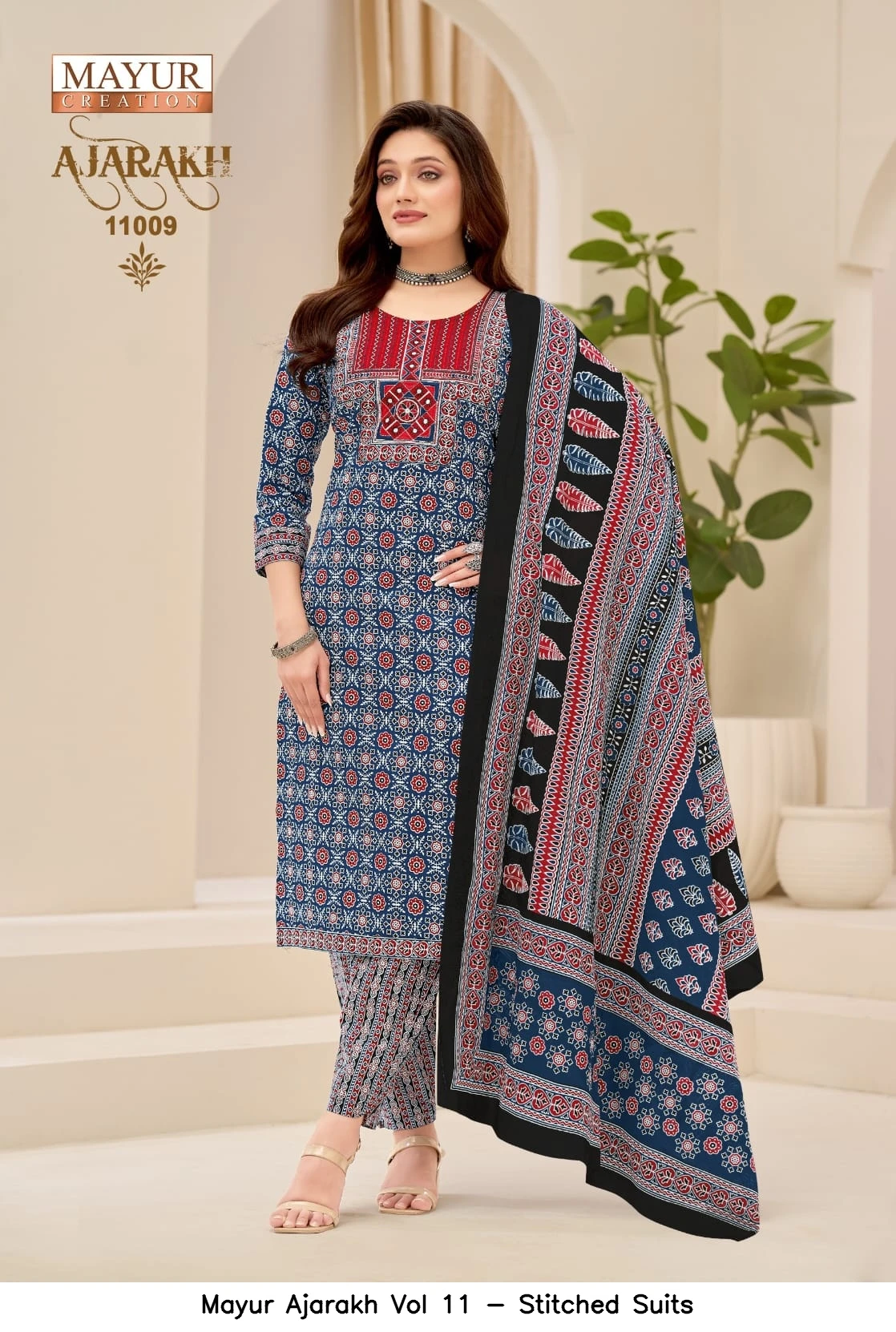 Mayur Ajarakh Vol 11 - Stitched Suits