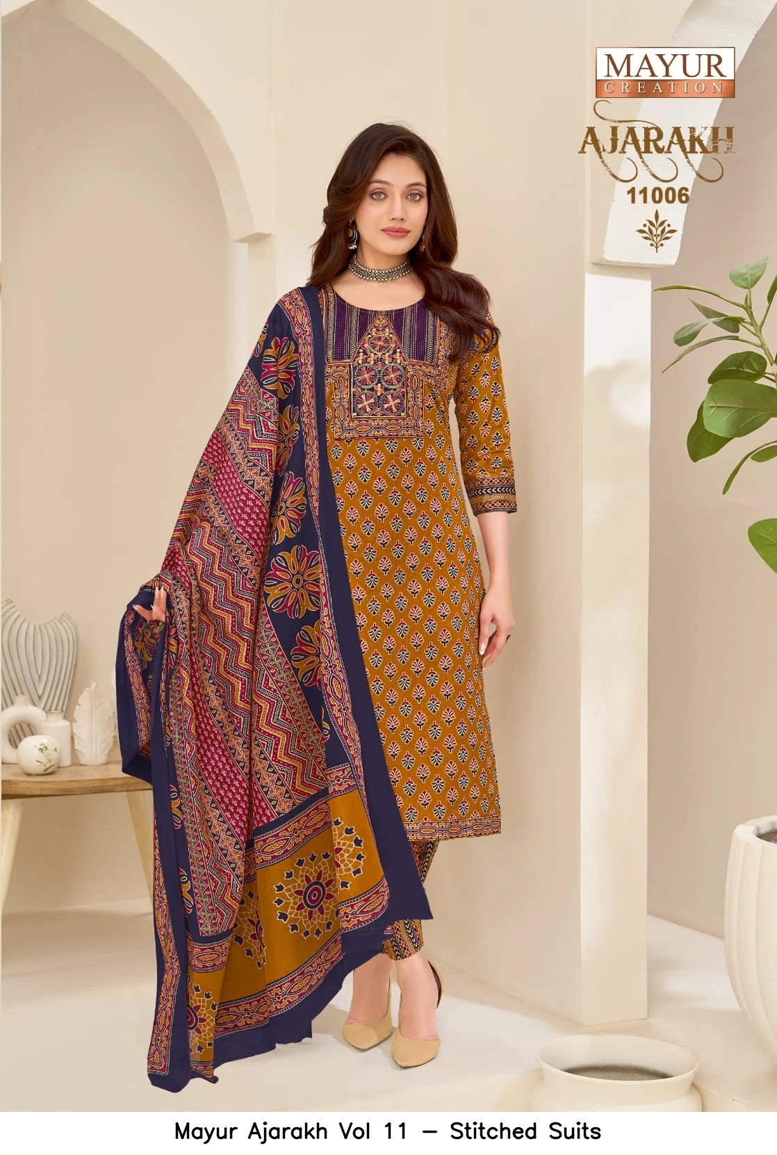Mayur Ajarakh Vol 11 - Stitched Suits