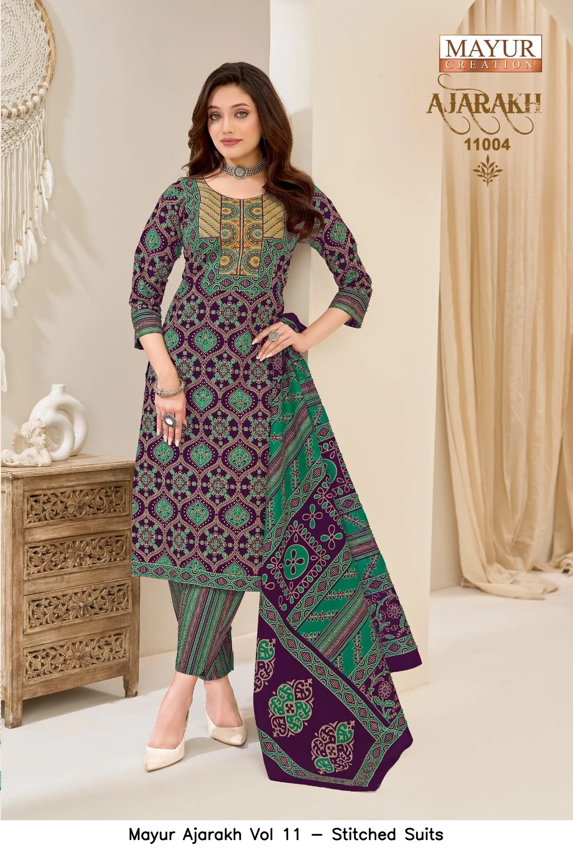 Mayur Ajarakh Vol 11 - Stitched Suits