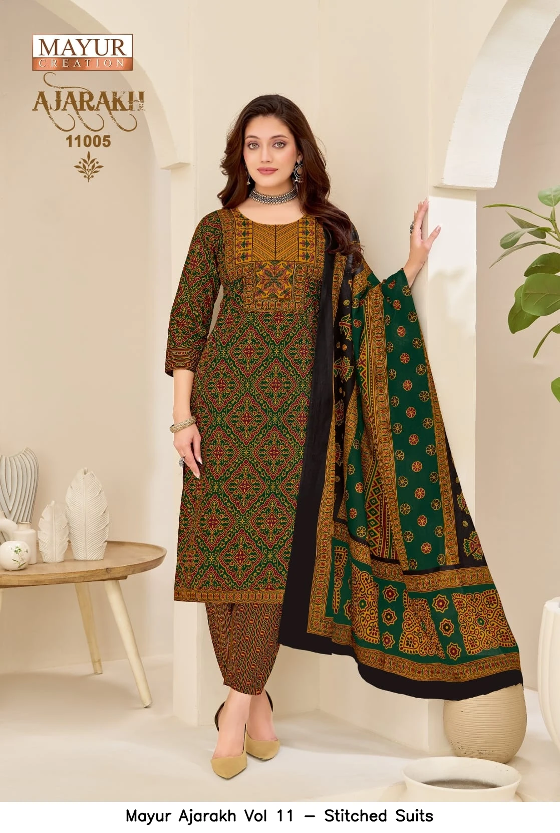 Mayur Ajarakh Vol 11 - Stitched Suits