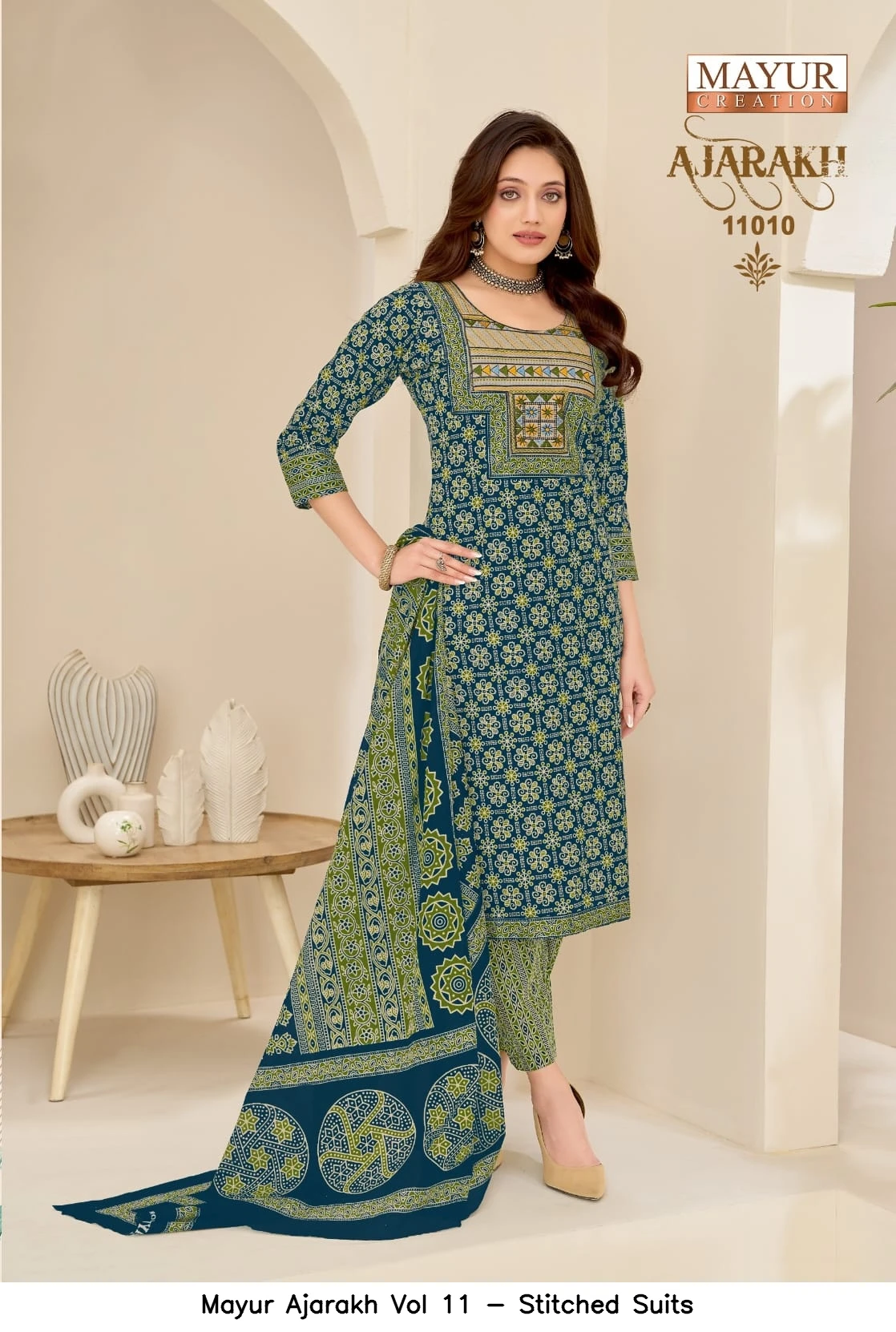 Mayur Ajarakh Vol 11 - Stitched Suits