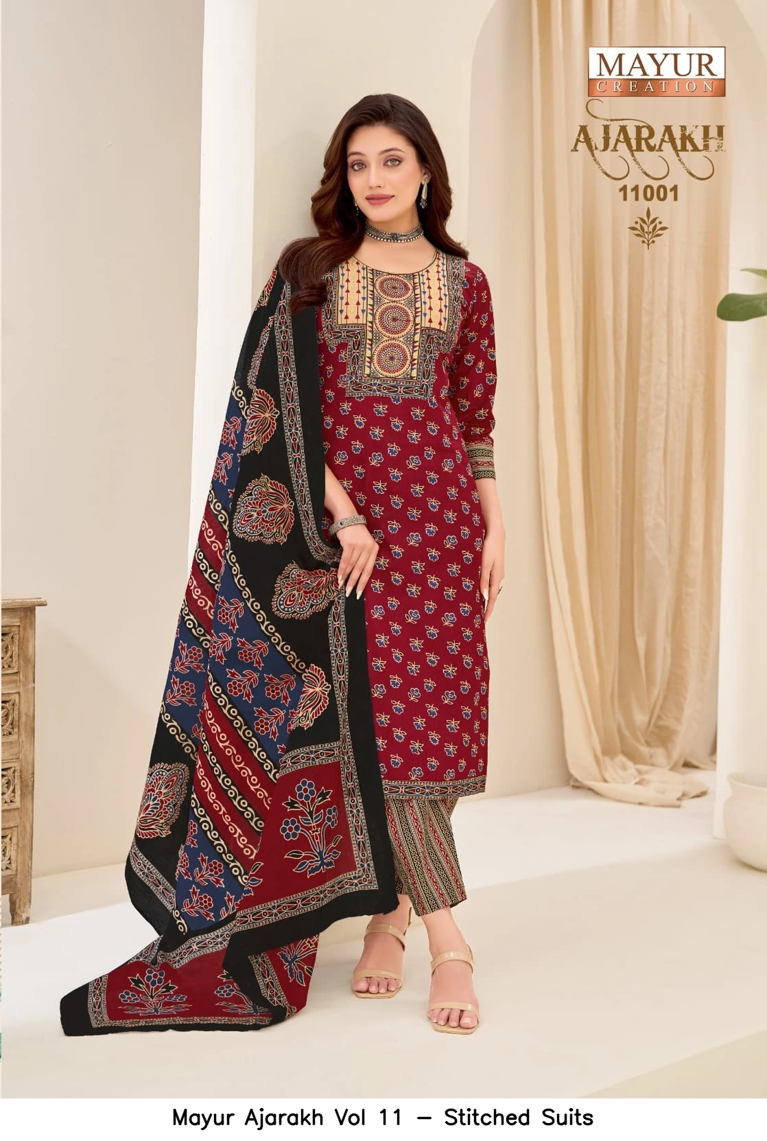 Mayur Ajarakh Vol 11 - Stitched Suits