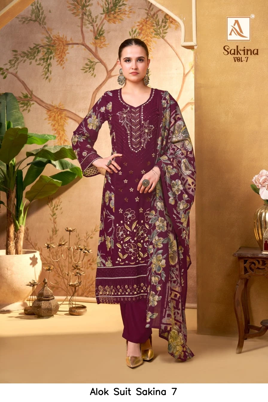 Alok Suit Sakina 7