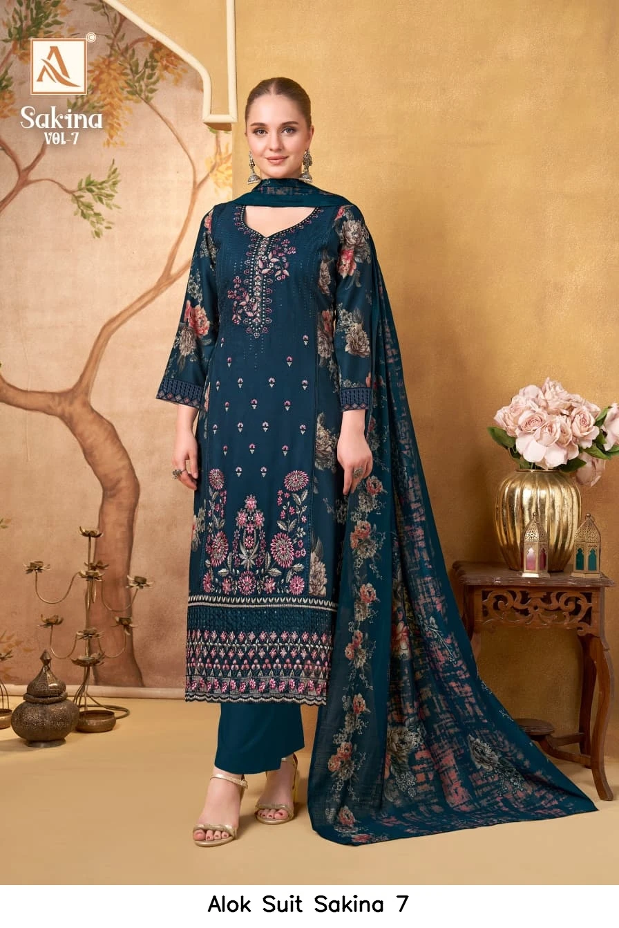 Alok Suit Sakina 7