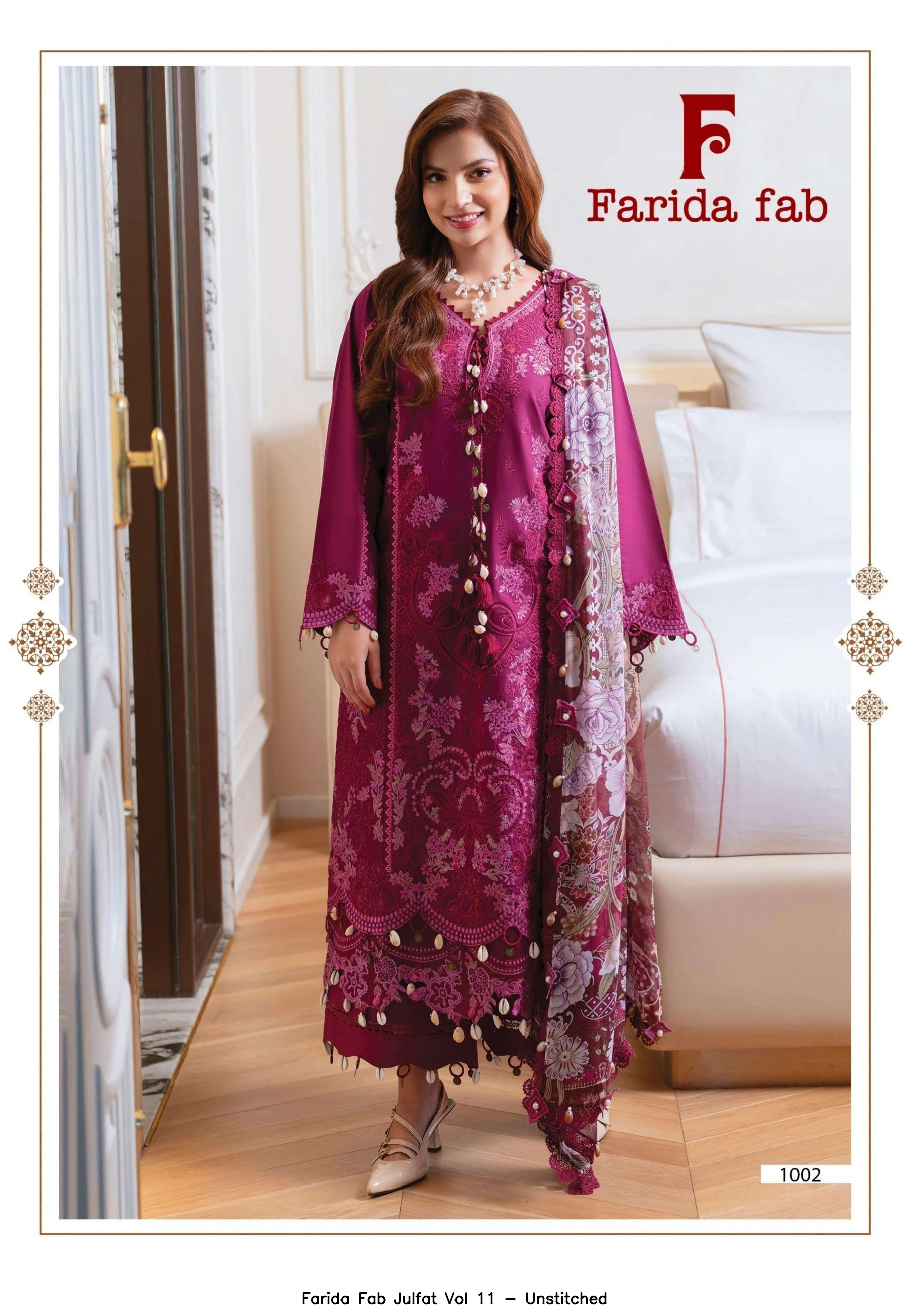 Farida Fab Julfat Vol 11 - Unstitched