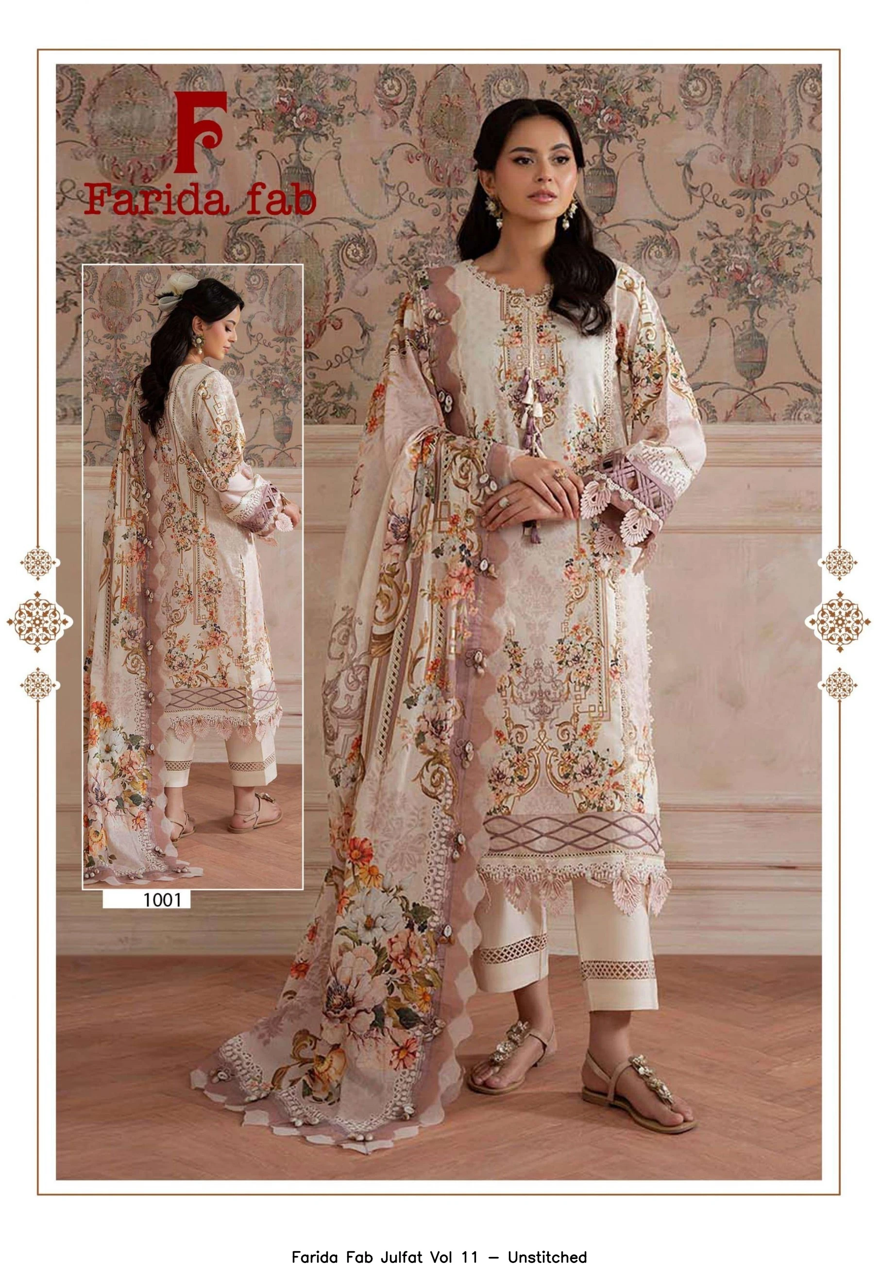 Farida Fab Julfat Vol 11 - Unstitched