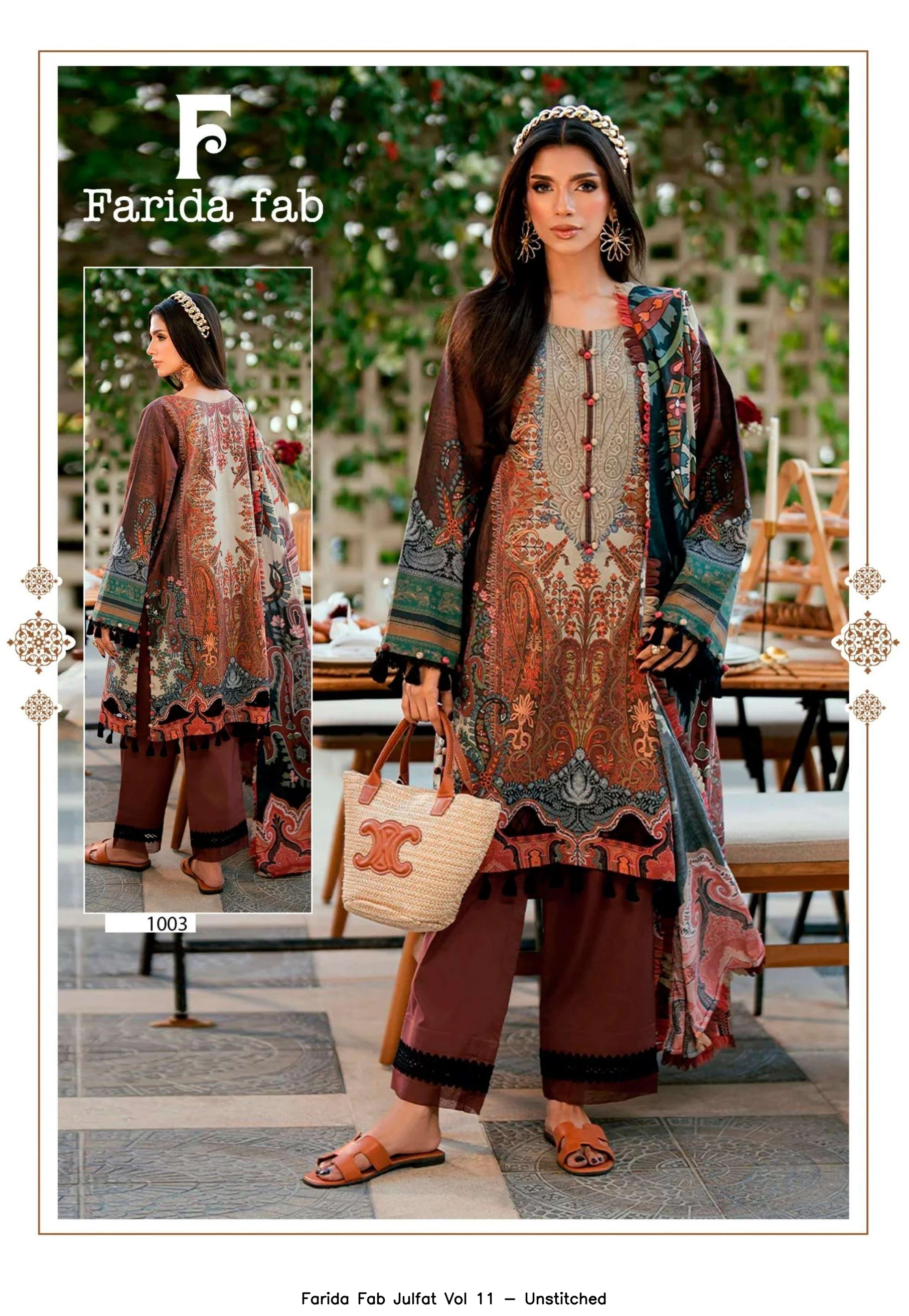 Farida Fab Julfat Vol 11 - Unstitched