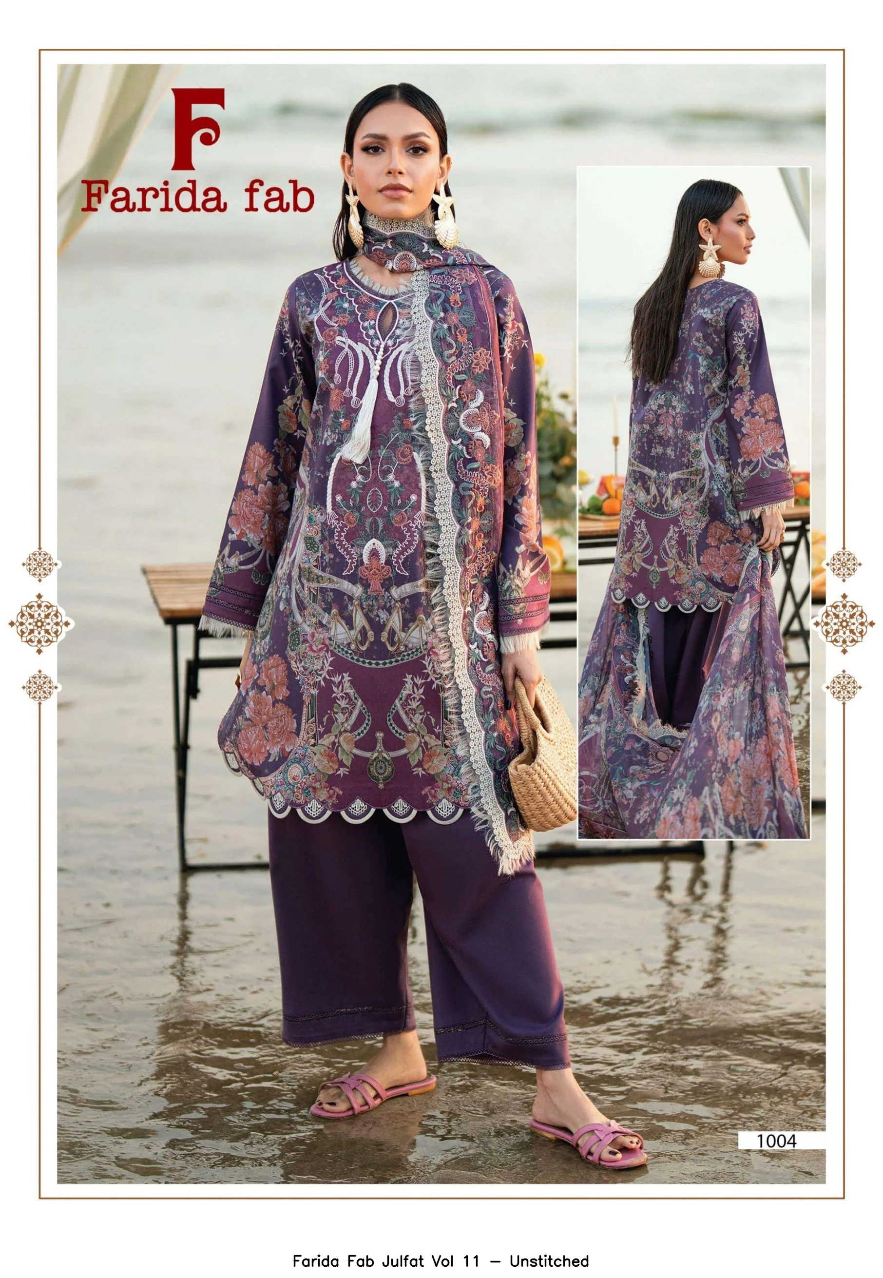 Farida Fab Julfat Vol 11 - Unstitched