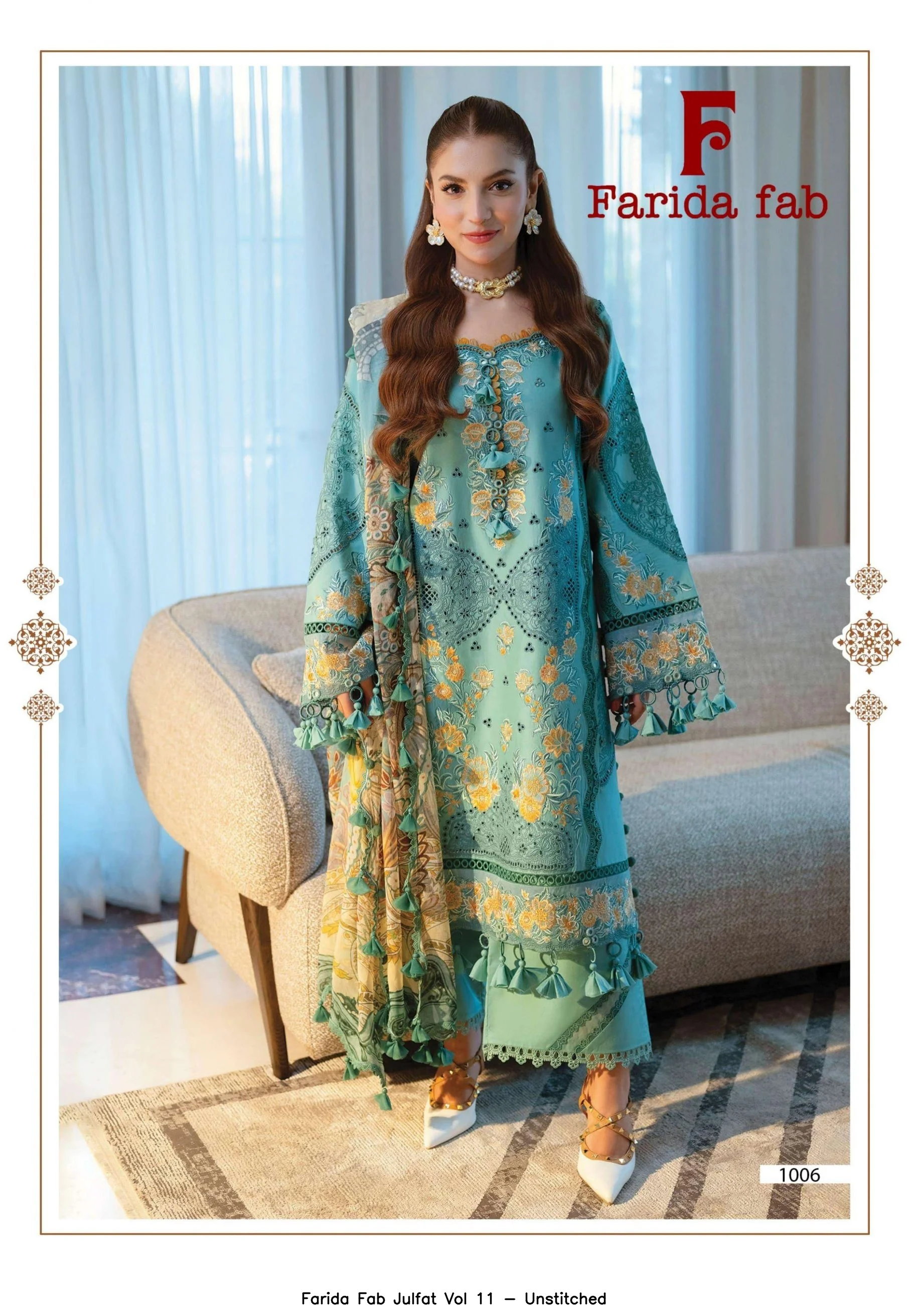 Farida Fab Julfat Vol 11 - Unstitched