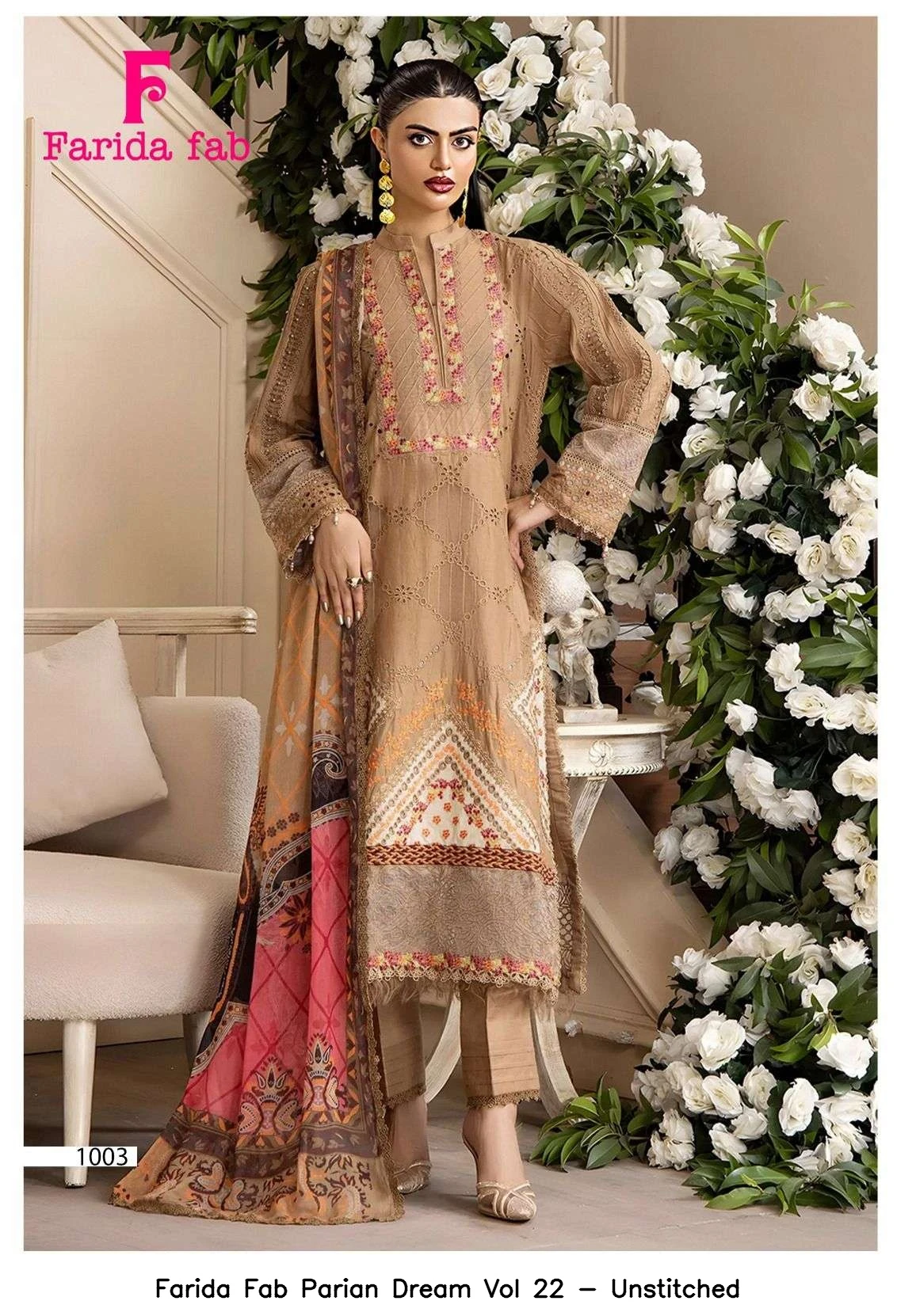 Farida Fab Parian Dream Vol 22 - Unstitched