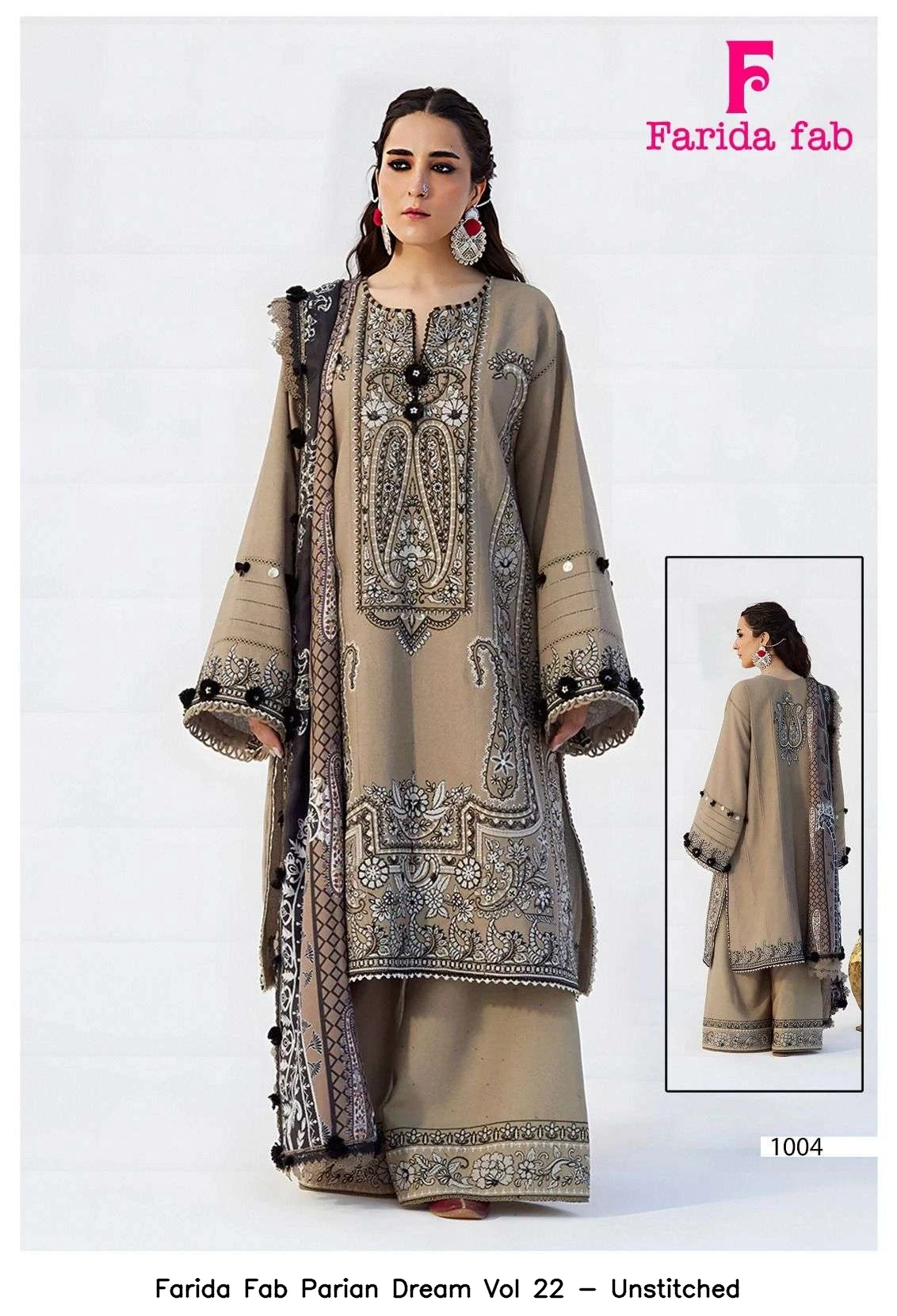 Farida Fab Parian Dream Vol 22 - Unstitched