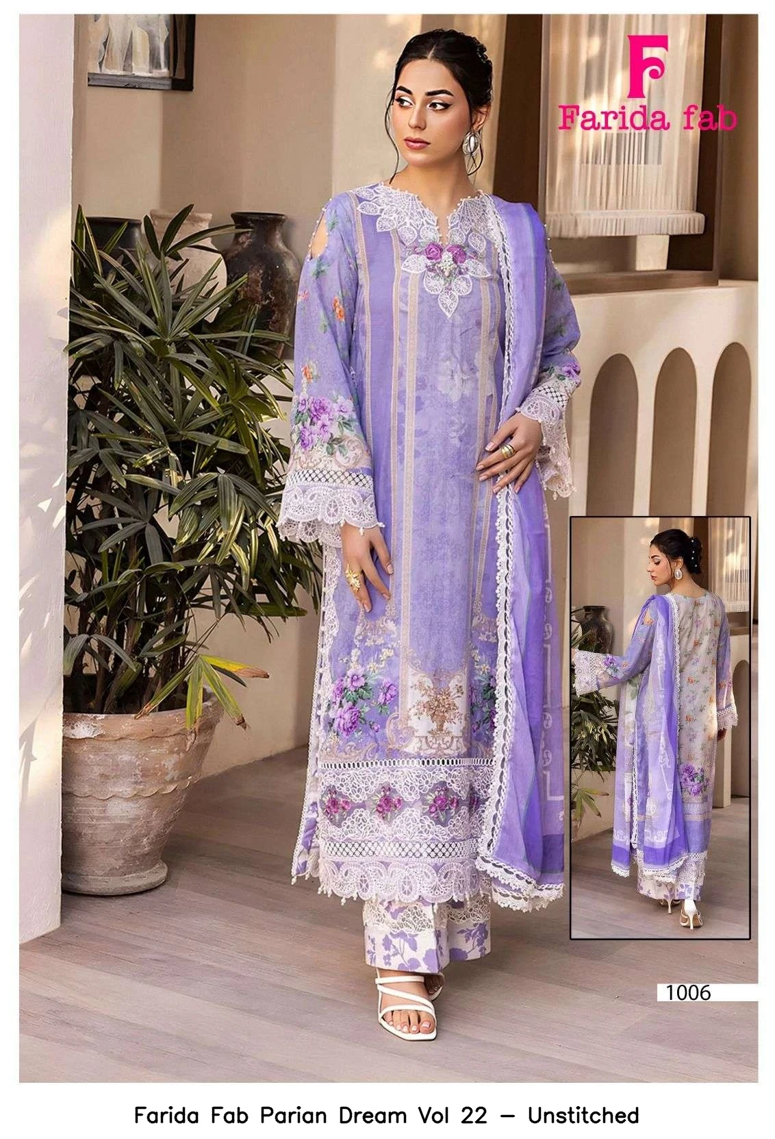 Farida Fab Parian Dream Vol 22 - Unstitched