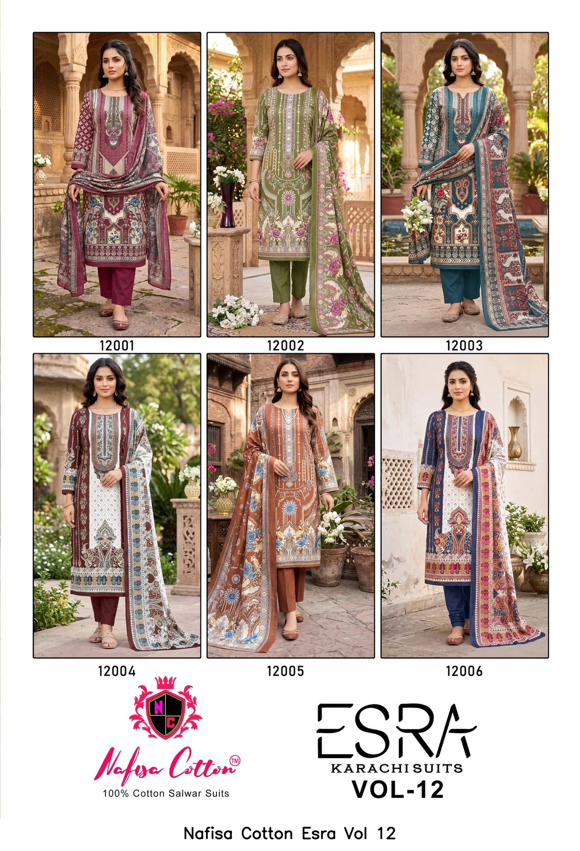 Nafisa Cotton Esra Vol 12