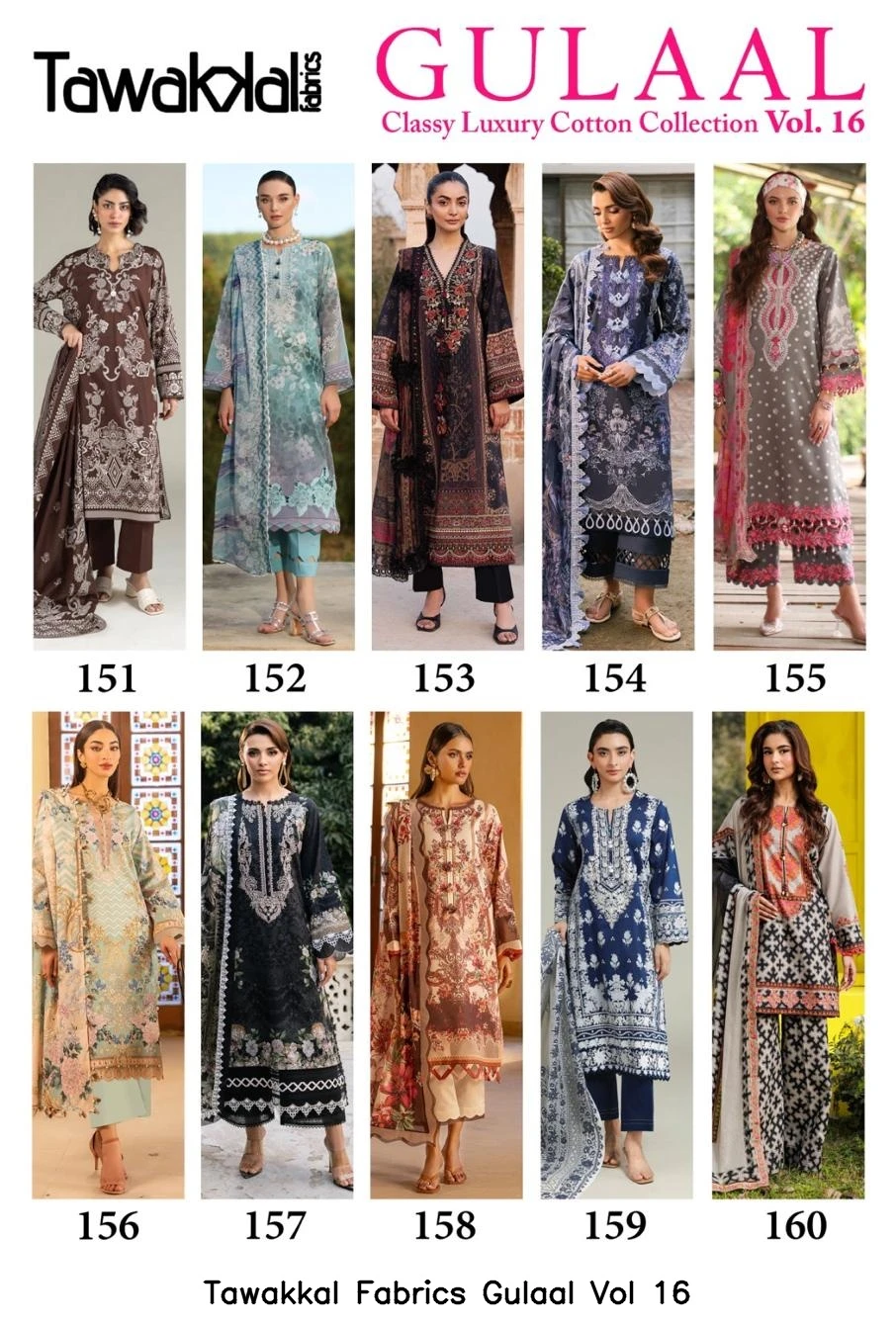 Tawakkal Fabrics Gulaal Vol 16
