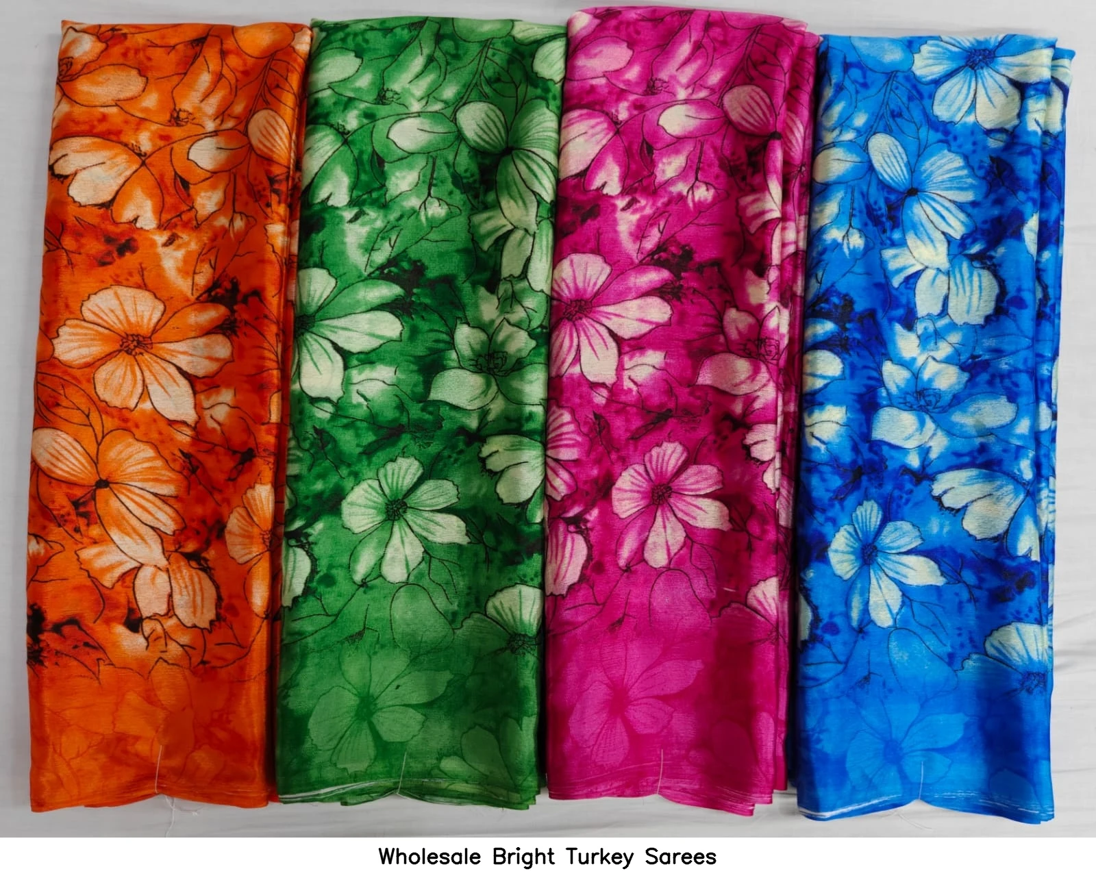 Wholesale Bright Turkey Sarees