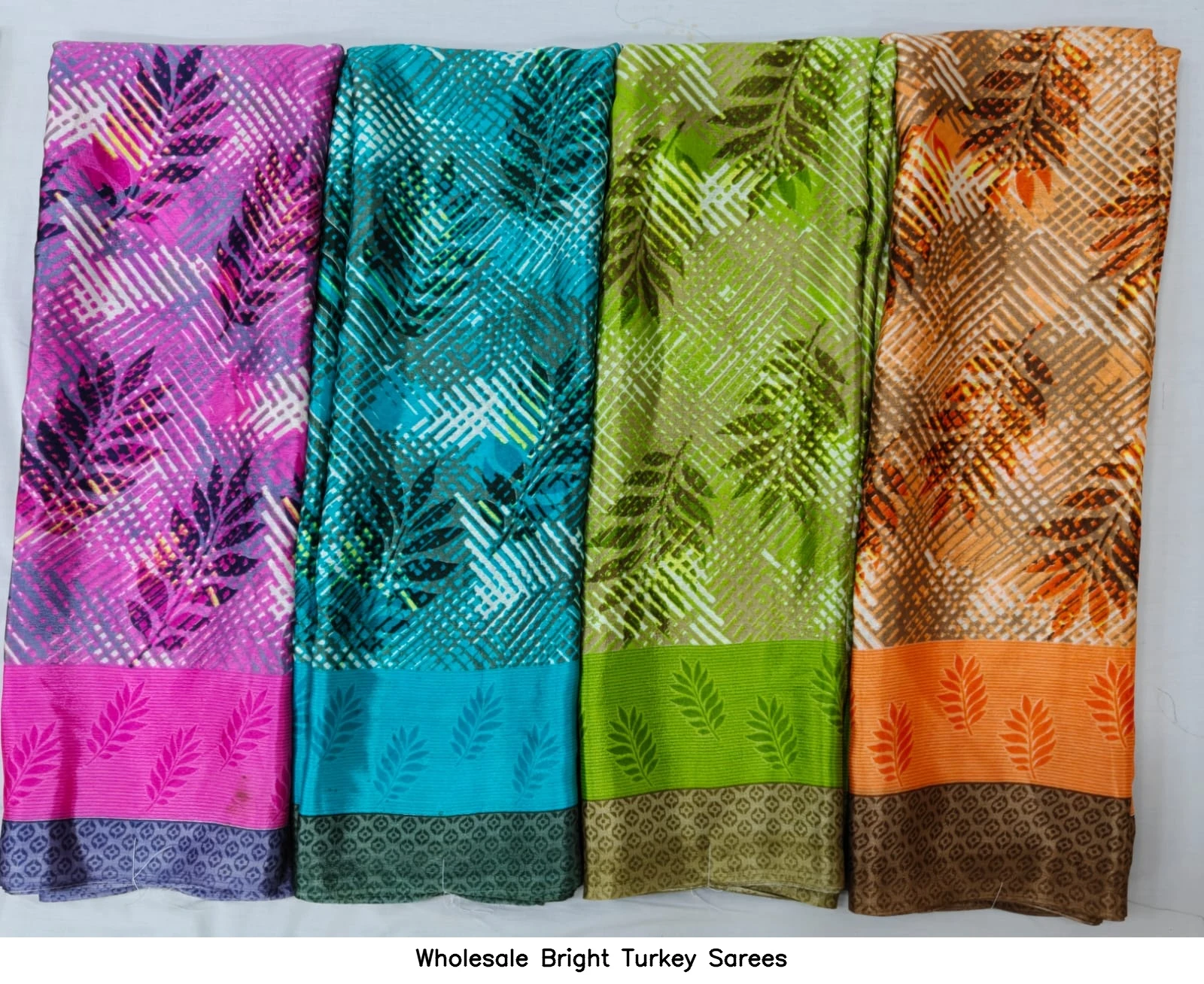 Wholesale Bright Turkey Sarees