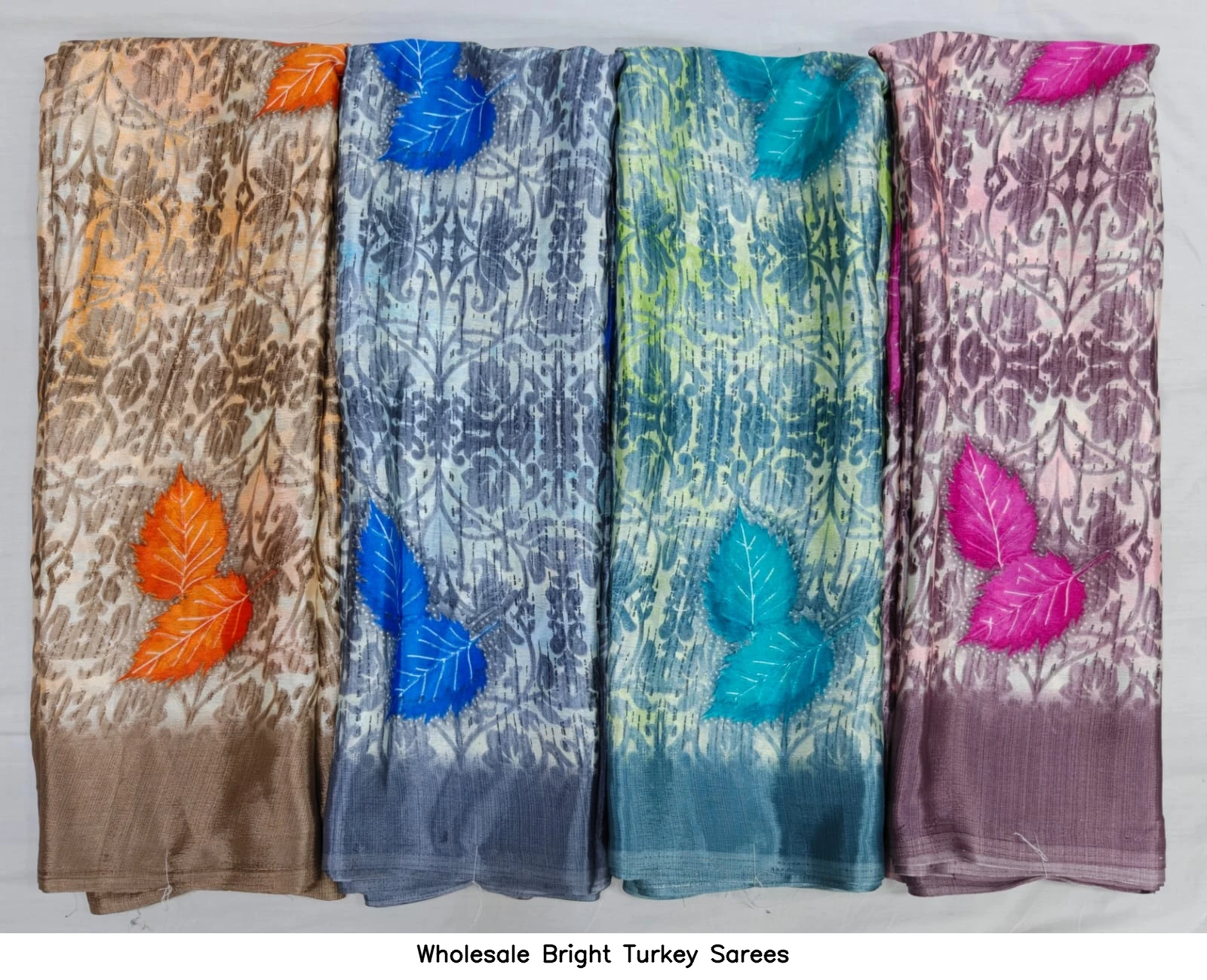 Wholesale Bright Turkey Sarees