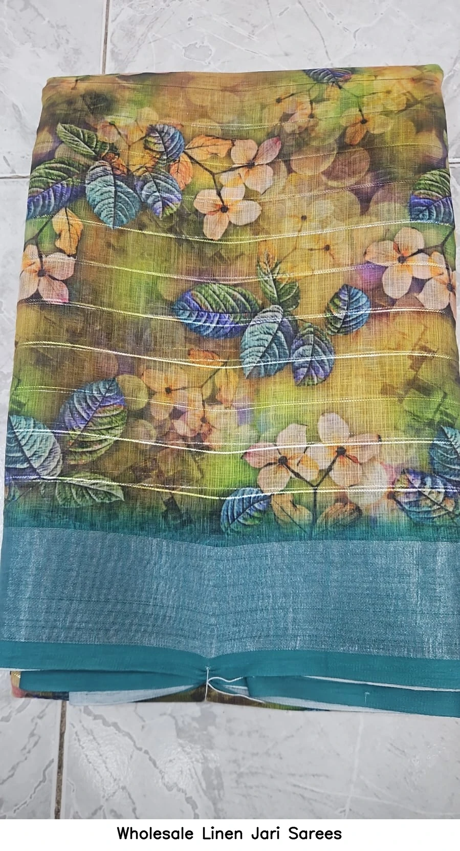 Wholesale Linen Jari Sarees