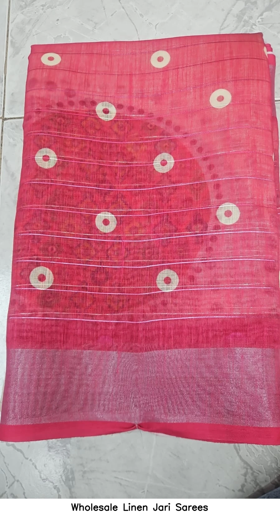 Wholesale Linen Jari Sarees