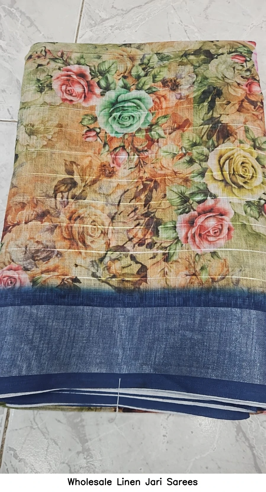 Wholesale Linen Jari Sarees